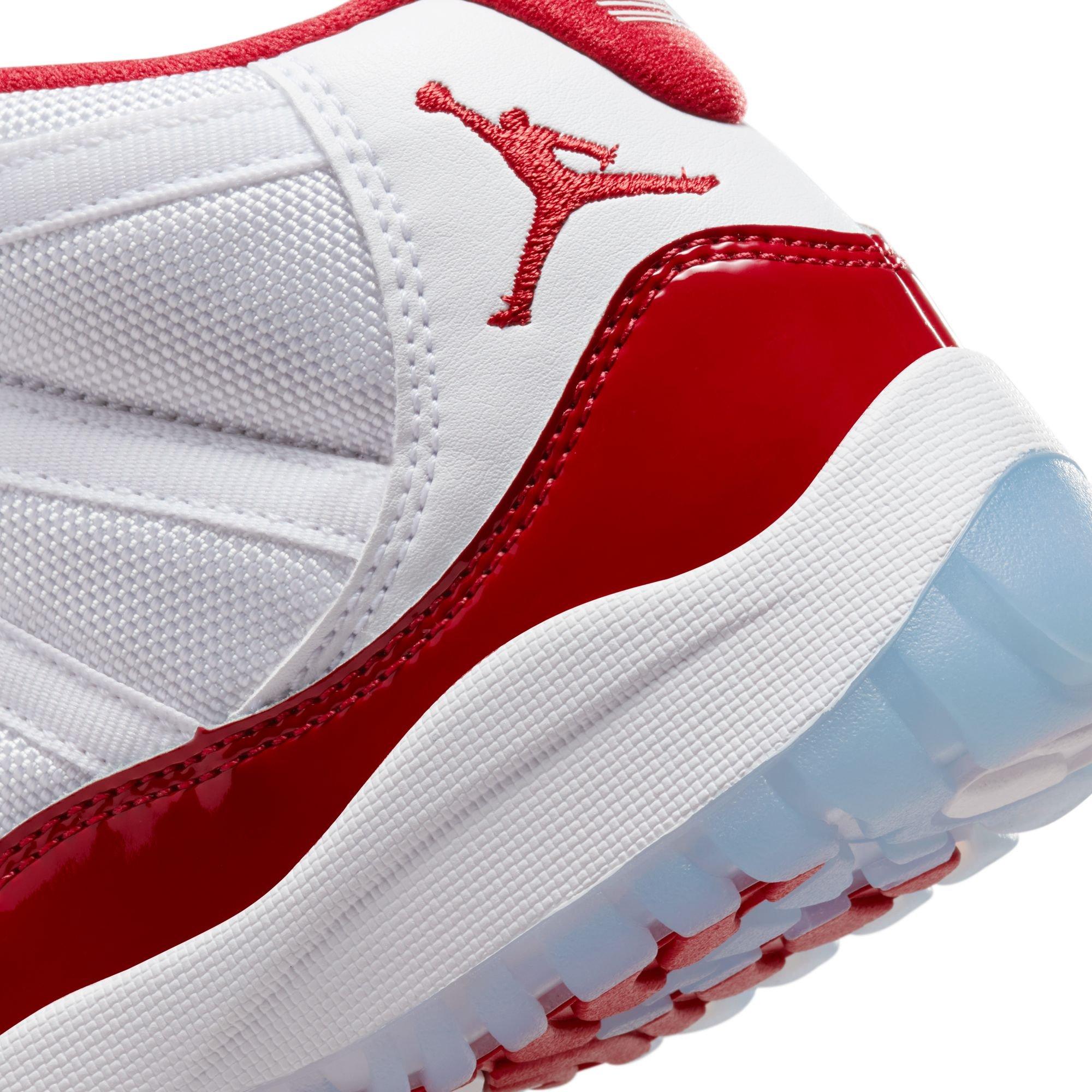 Jordan 11 Retro Low White Varsity Red (GS) Kids' - 528896-101 - US