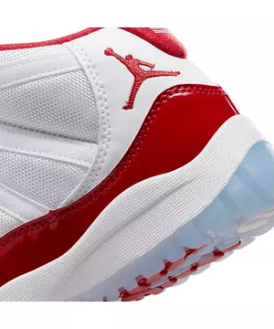 Nike Boys Air Jordan 11 Retro Low BG White/Varsity Red-Black