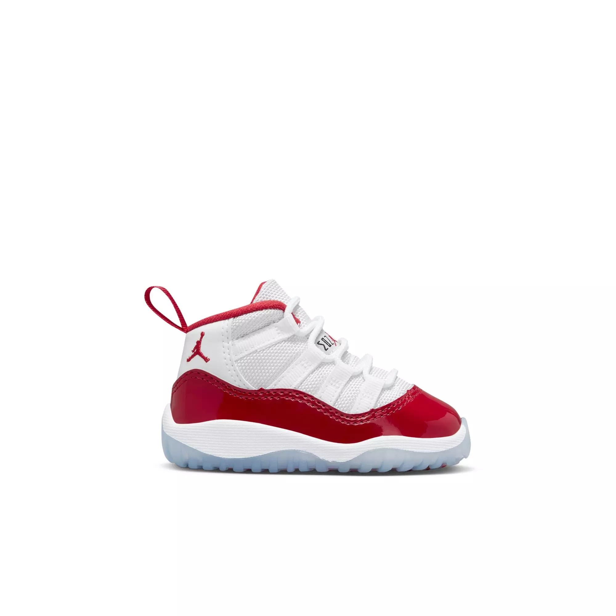 Jordan 11 Retro "White/Varsity Red/Black" Toddler Kids' Shoe - WHITE/VARSITY RED/BLACK