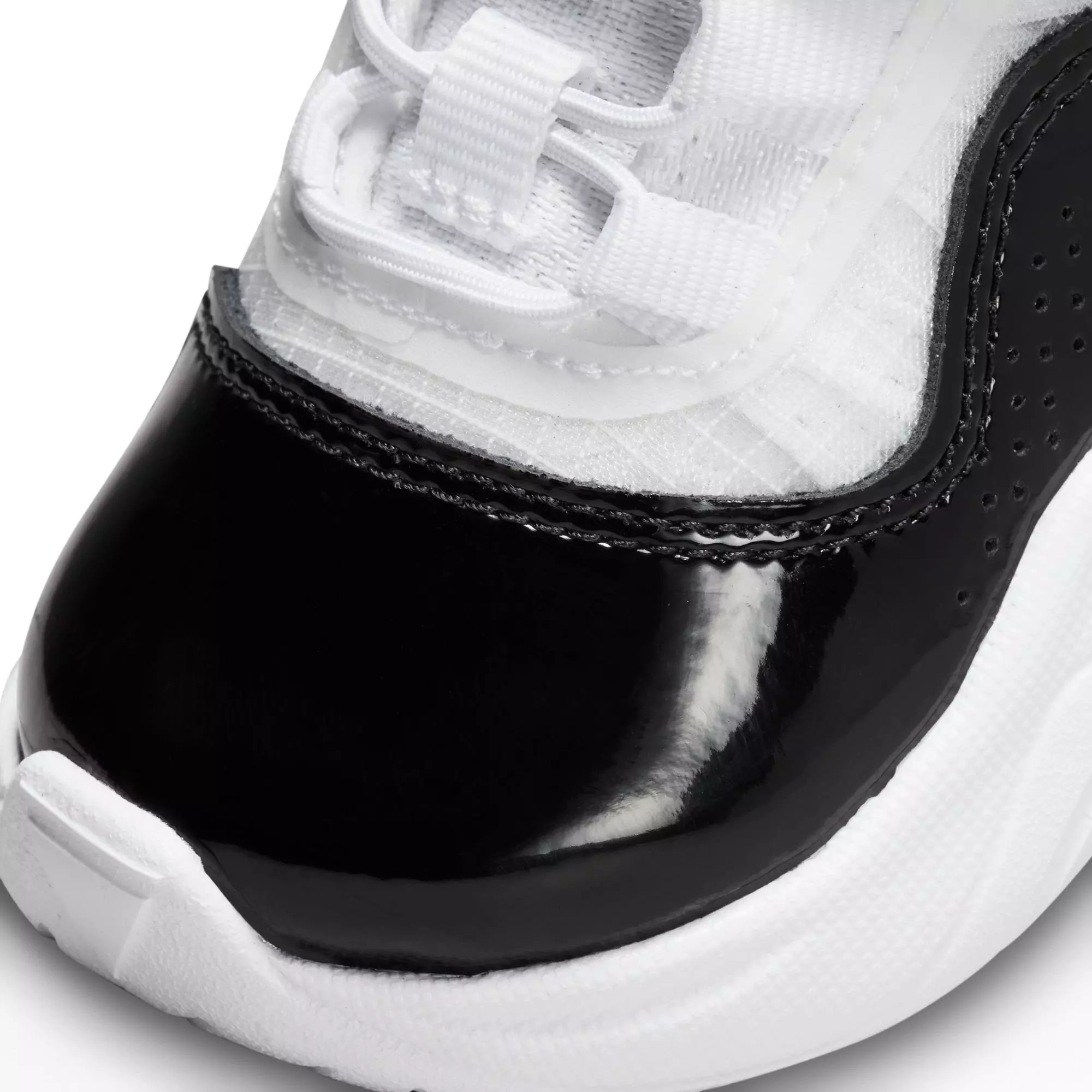 Jordan 11 CMFT Low "Bred" Toddler Boys' Shoe - WHITE/RED/BLACK