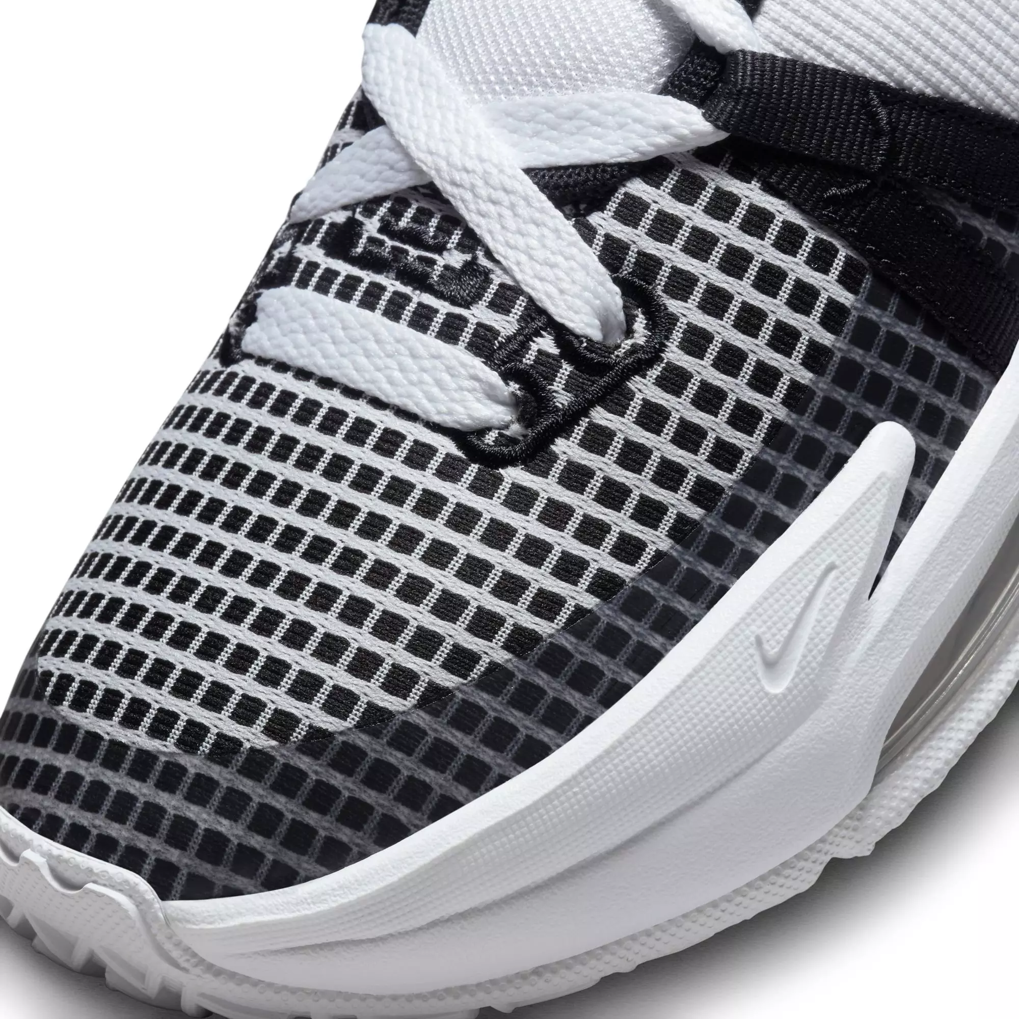 Nike LeBron Witness 7 "White/Metallic Silver/Black" Grade School Boys' Basketball Shoe - BLACK/WHITE