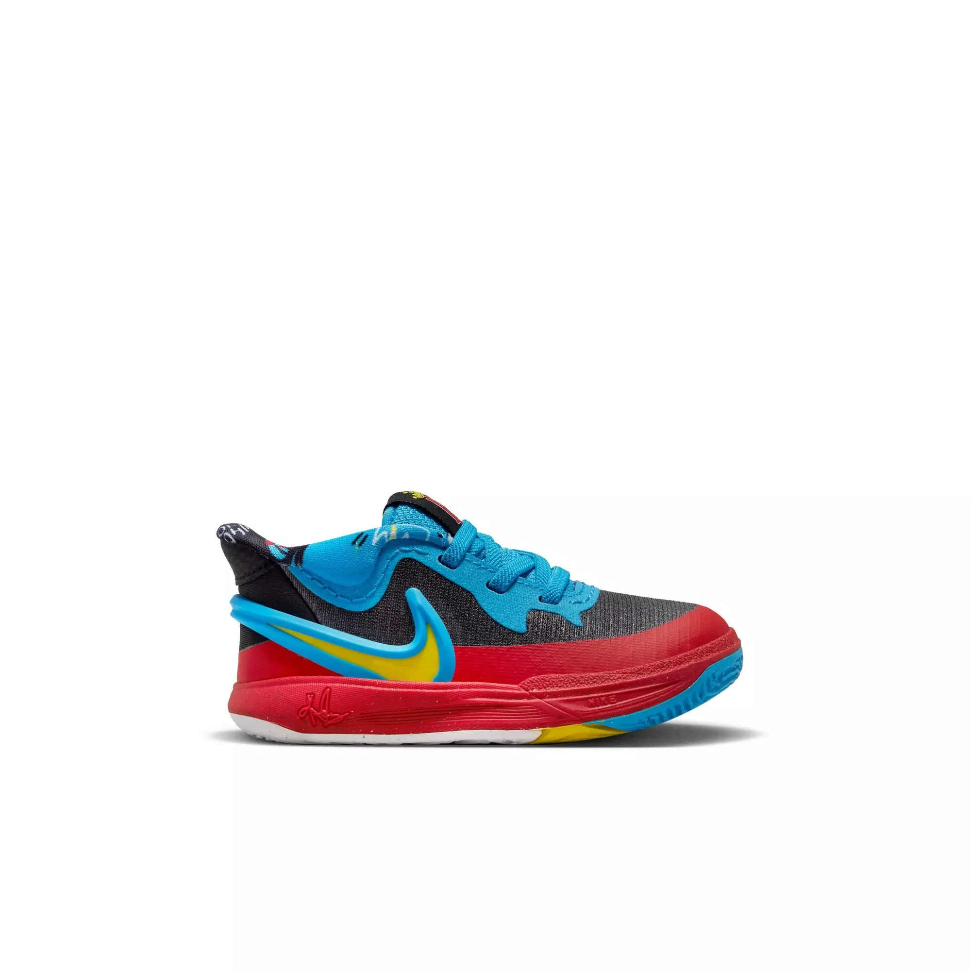 Kyrie 8 GO SE "Black/Tour Yellow/University Red" Toddler Kids' Basketball Shoe - BLACK/TOUR YELLOW/UNIVERSITY RED