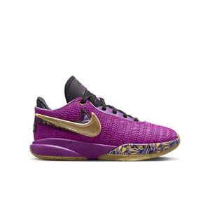 Nike free clearance purple and gold