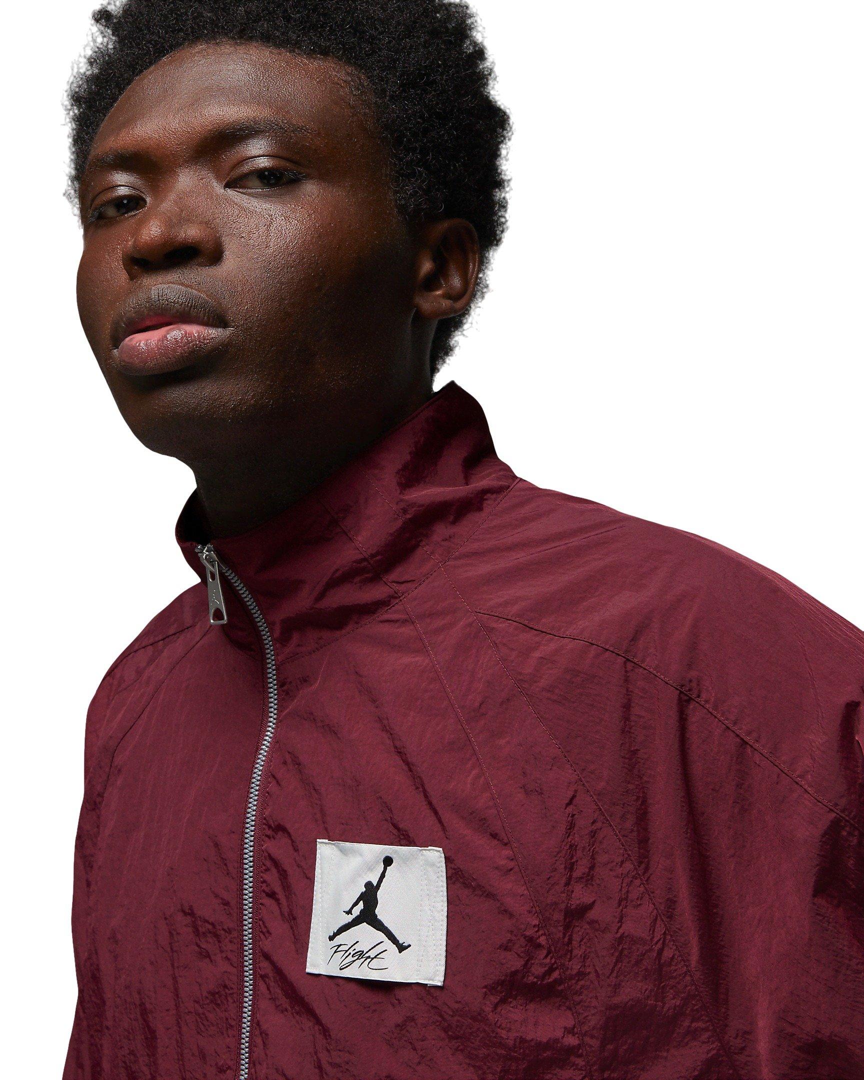 Maroon jordan hot sale jacket