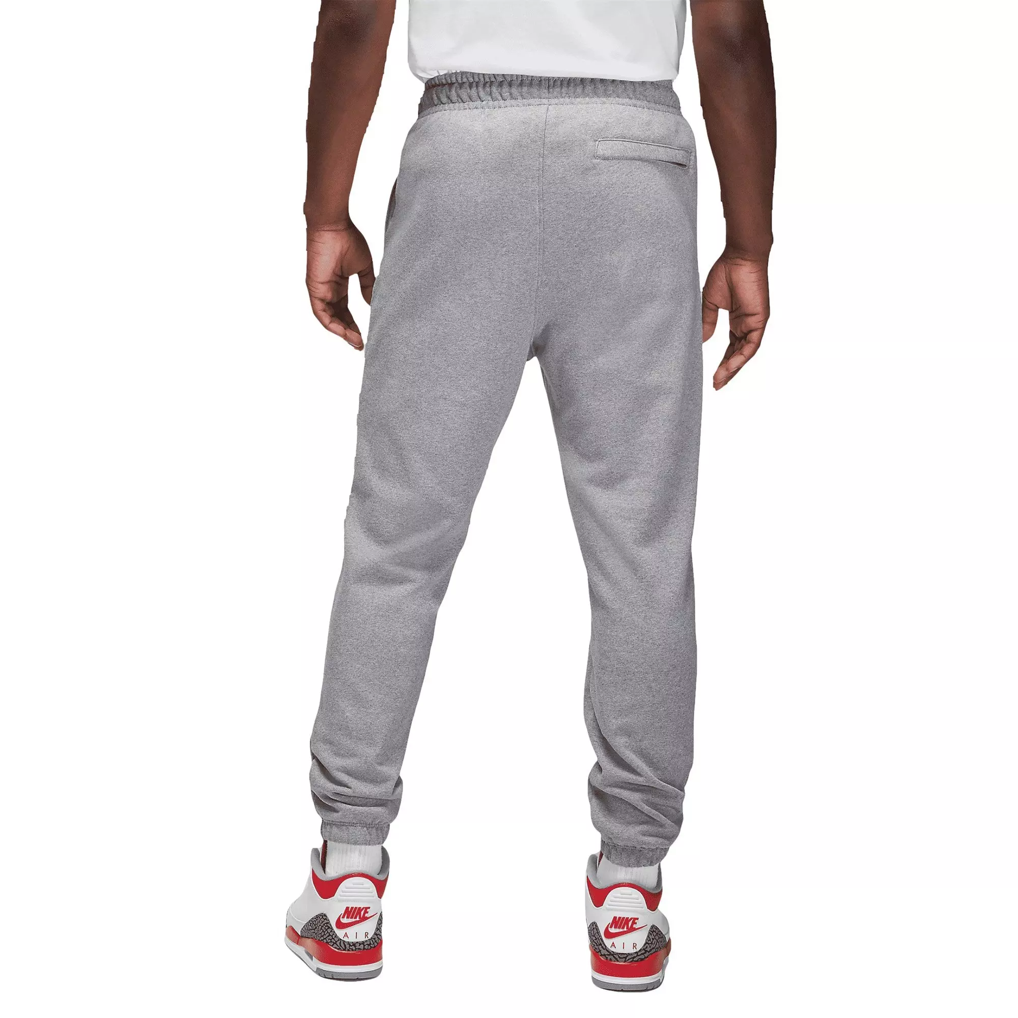 Jordan Men's Essentials Statement Fleece Pants-Grey - GREY