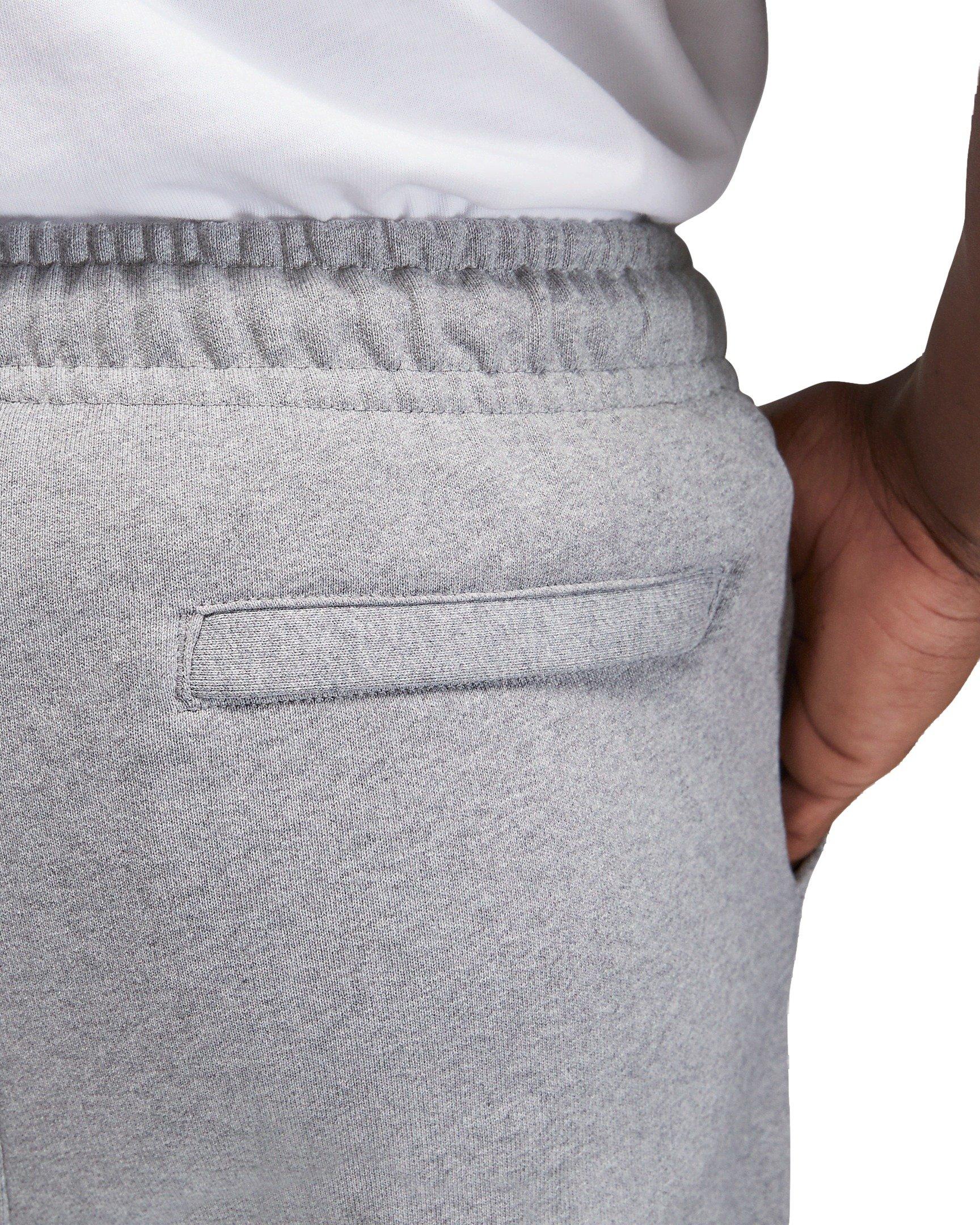 Jordan Men's Essentials Statement Fleece Pants-Grey - GREY Thumbnail View 5