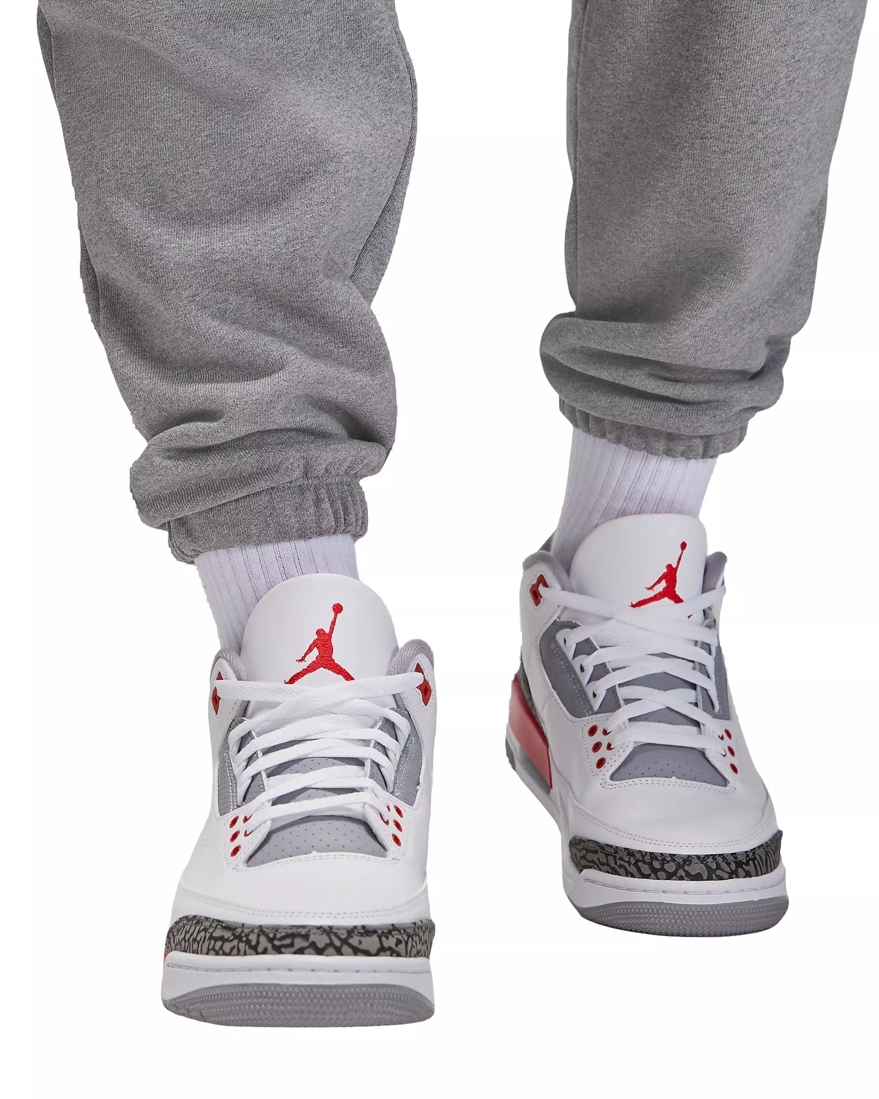 Jordan Men's Essentials Statement Fleece Pants-Grey - GREY