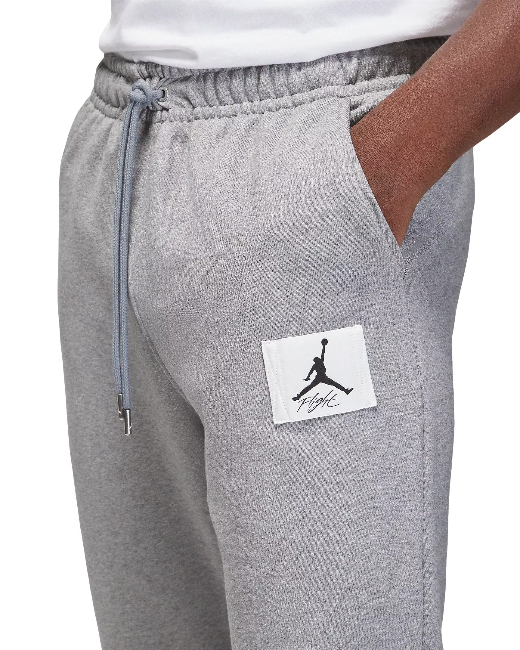 Jordan Men's Essentials Statement Fleece Pants-Grey - GREY