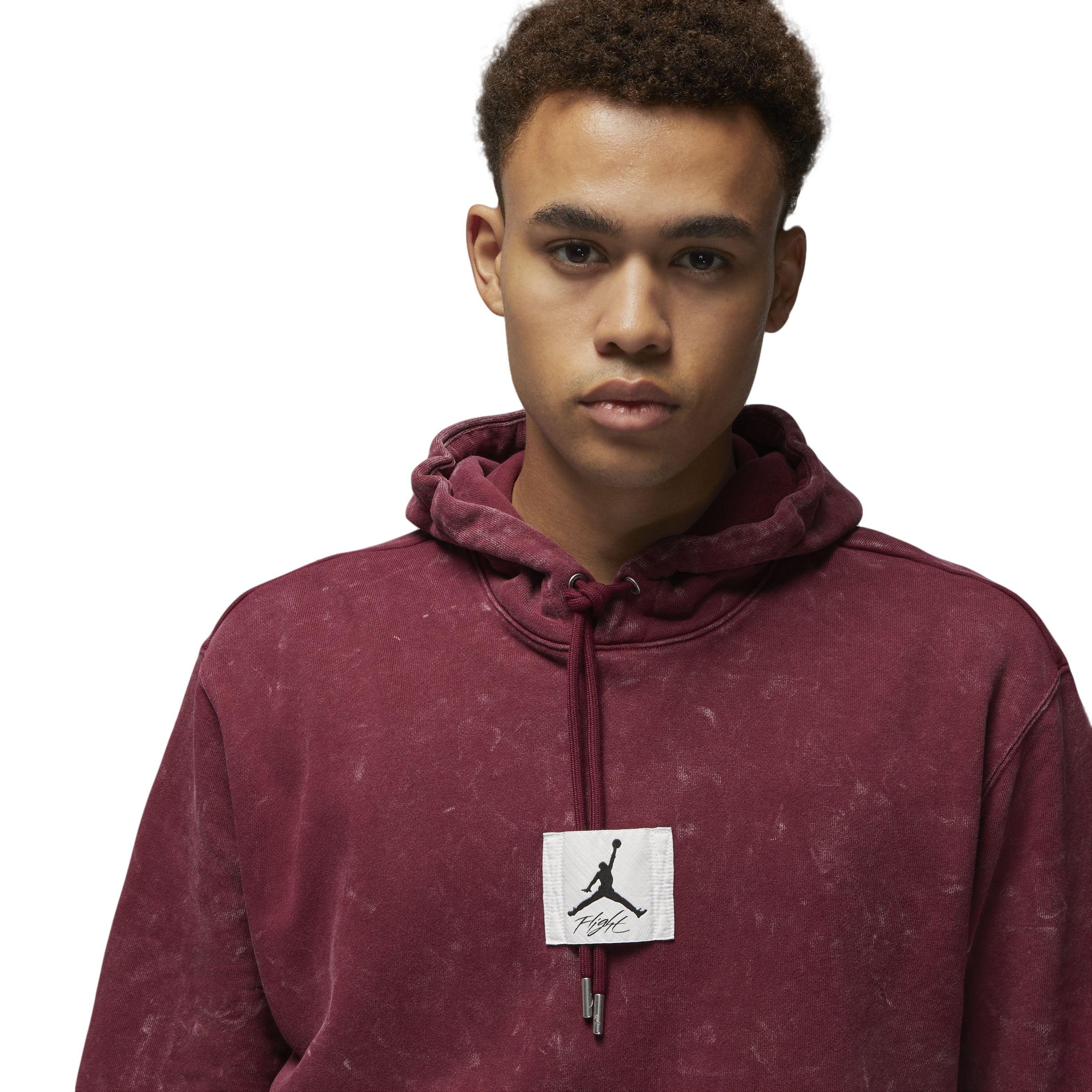 Jordan store maroon hoodie