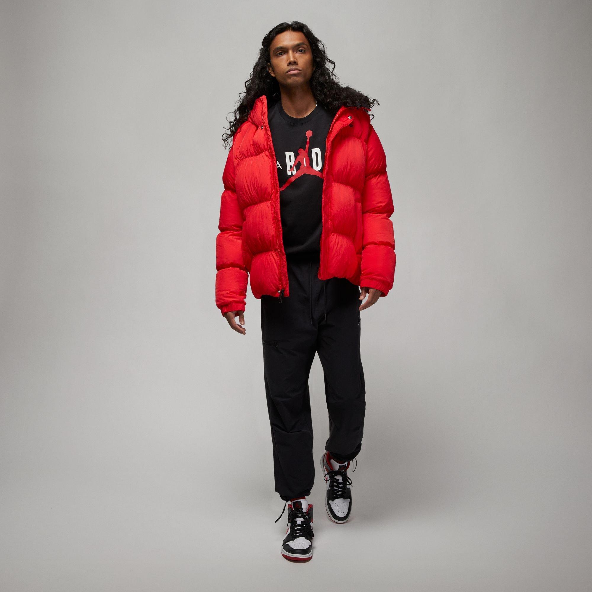 Jordan Men's Air T-Shirt-Black/White - BLACK/WHITE Thumbnail View 8