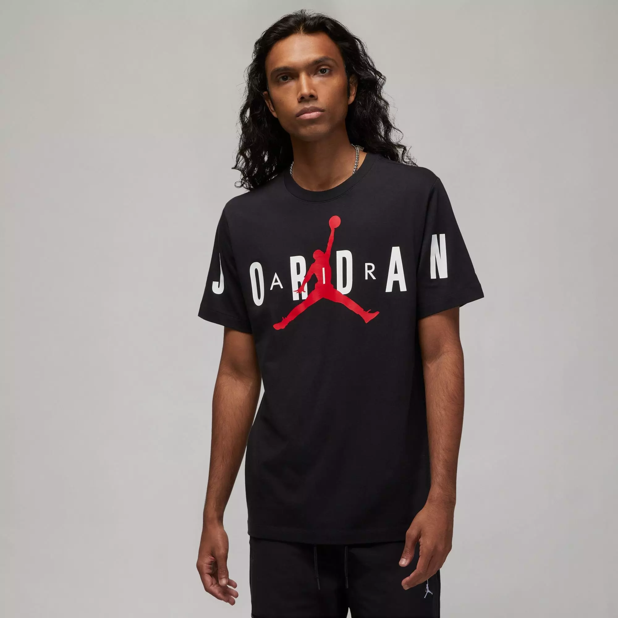 Jordan Men's Air T-Shirt-Black/White
