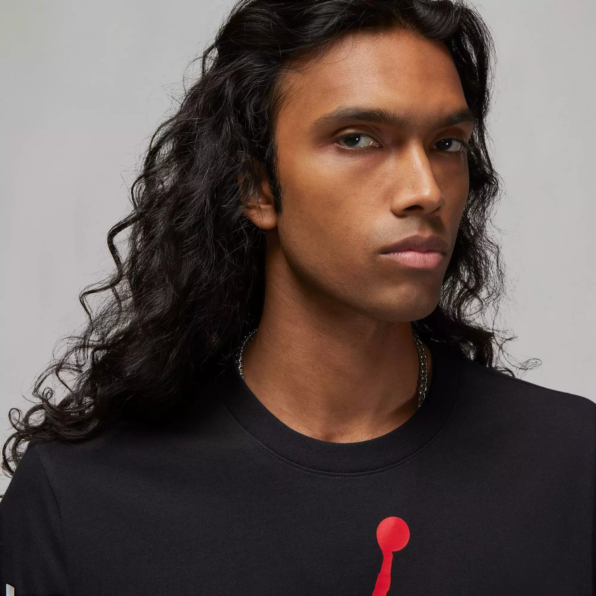 Jordan Men's Air T-Shirt-Black/White - BLACK/WHITE