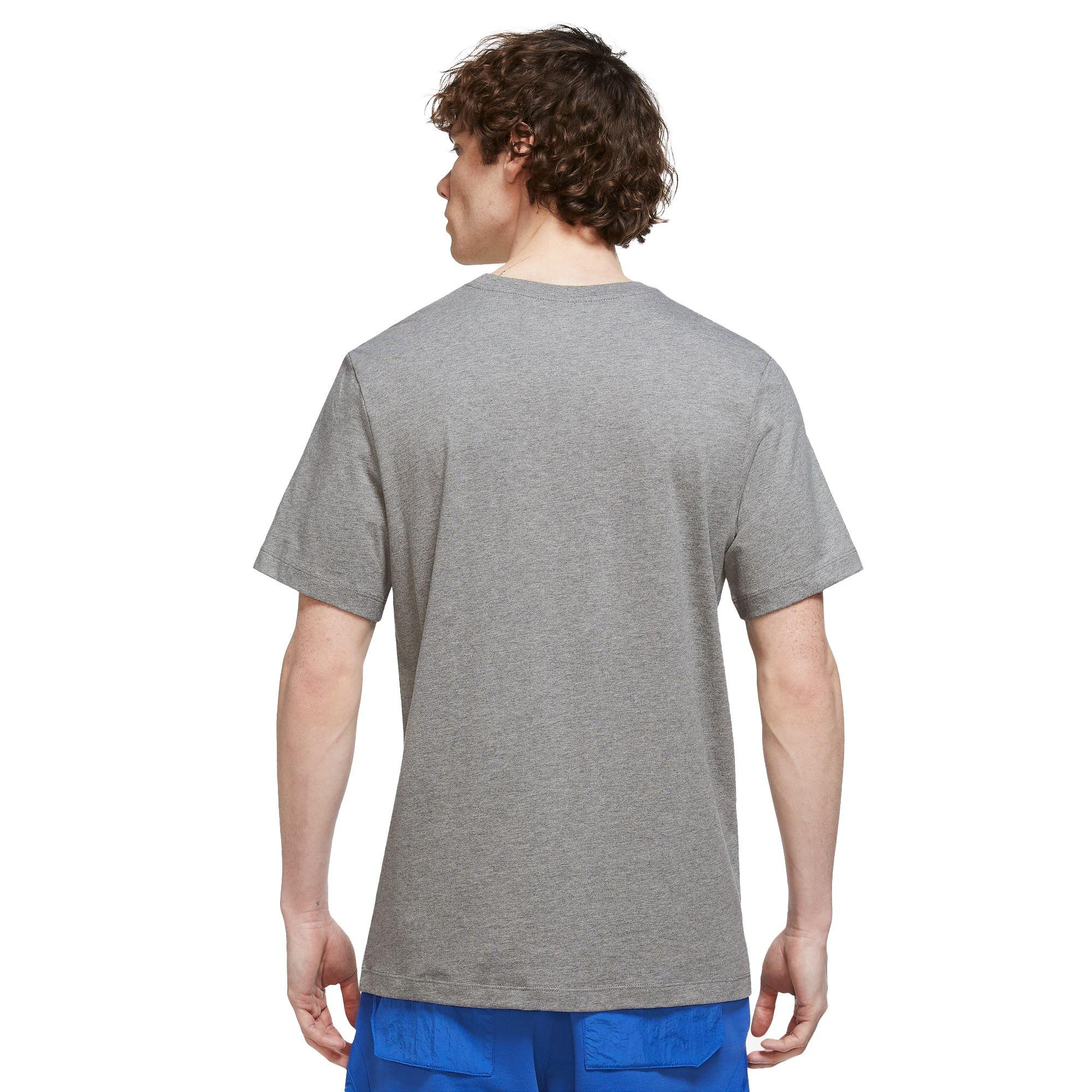 Jordan Air Stretch Short Sleeve Crew Men's Grey Tee