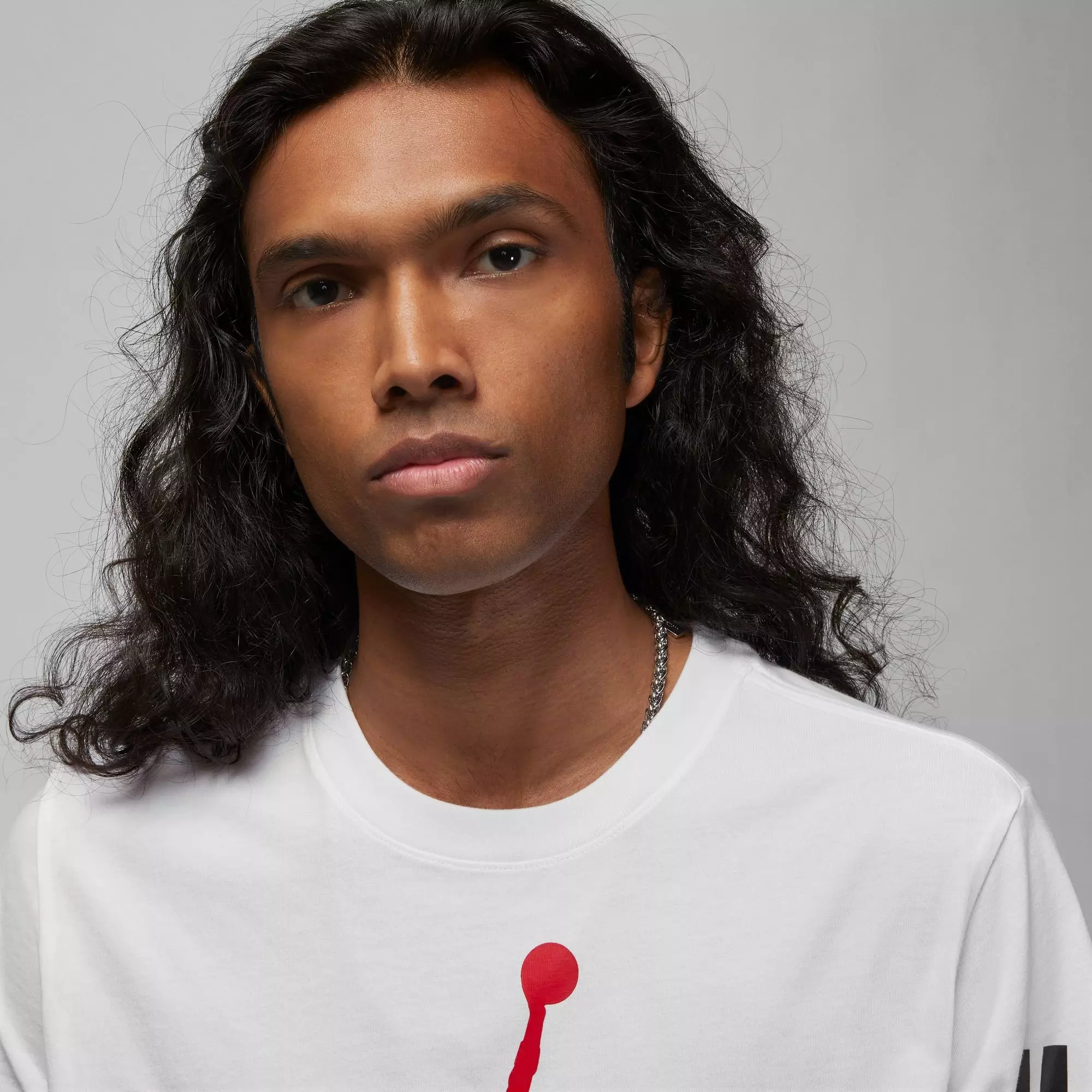 Jordan Men's Air T-Shirt-White/Black - WHITE/BLACK