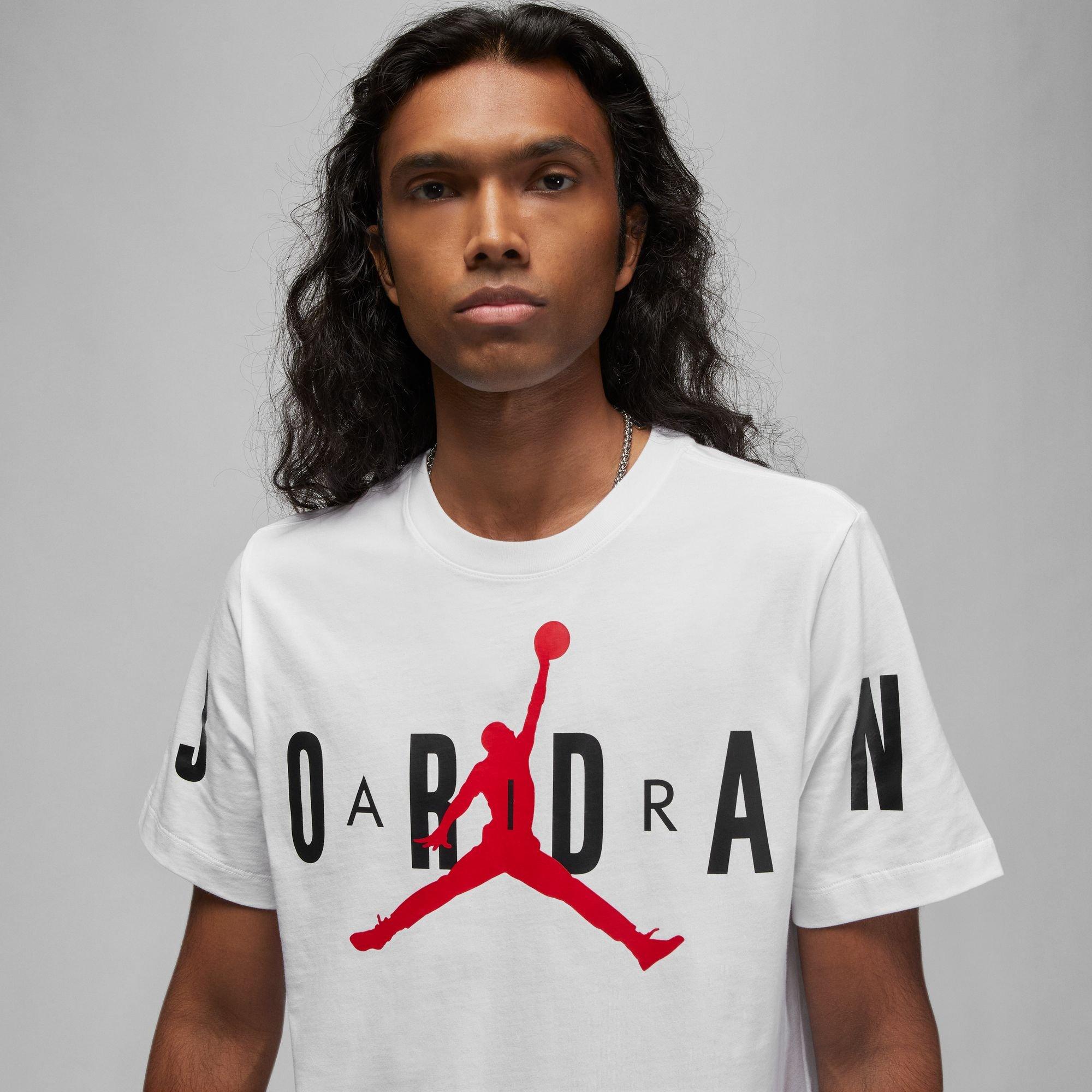 Jordan Air Men's White/Black T-Shirt