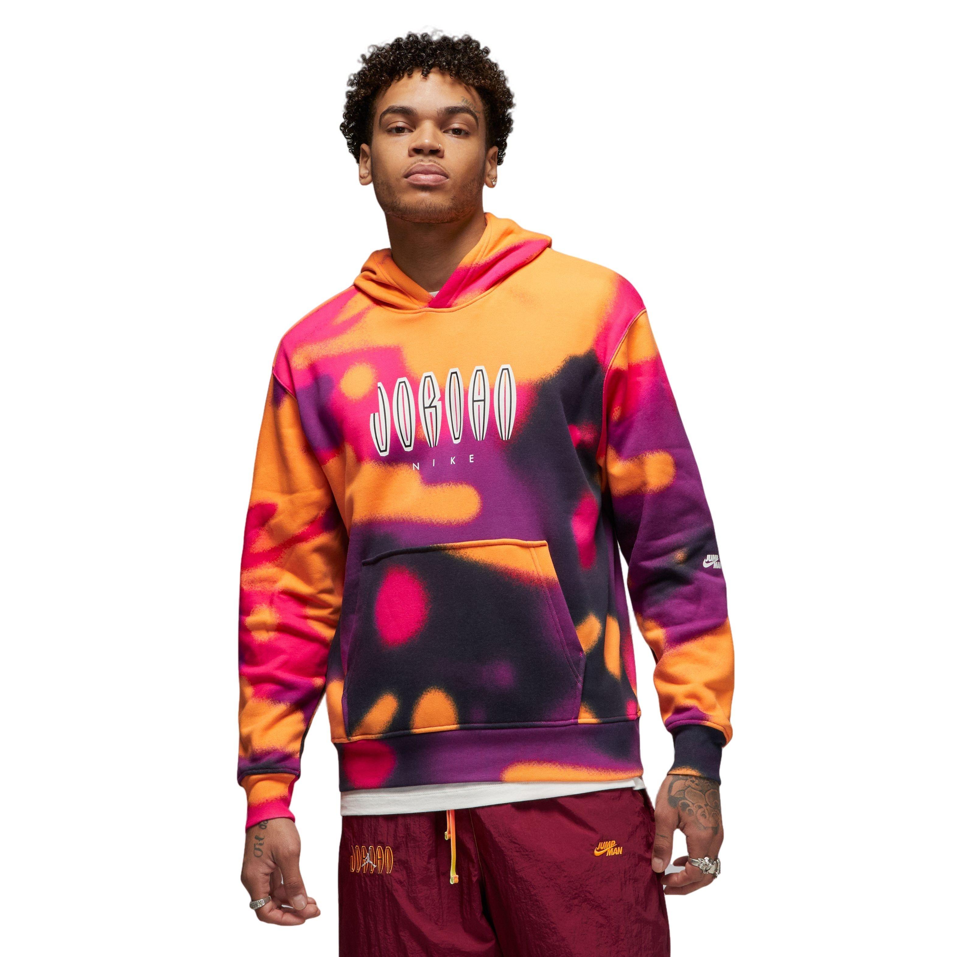 Jordan Men s Flight MVP AOP Fleece Hoodie Multi Color Hibbett