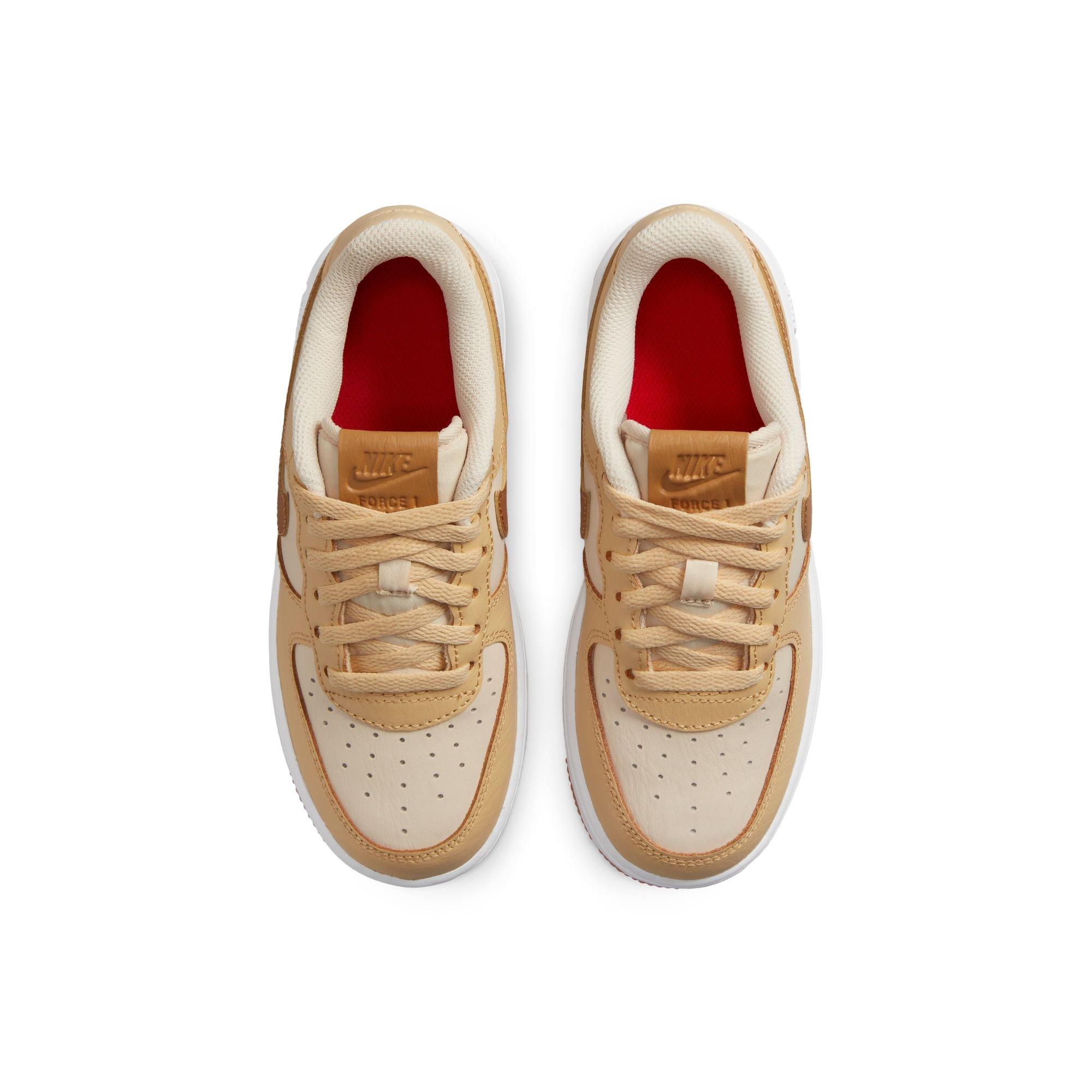 Nike Force 1 LV8 1 Pearl White/Ale Brown/Sesame/White Preschool Boys' Shoe