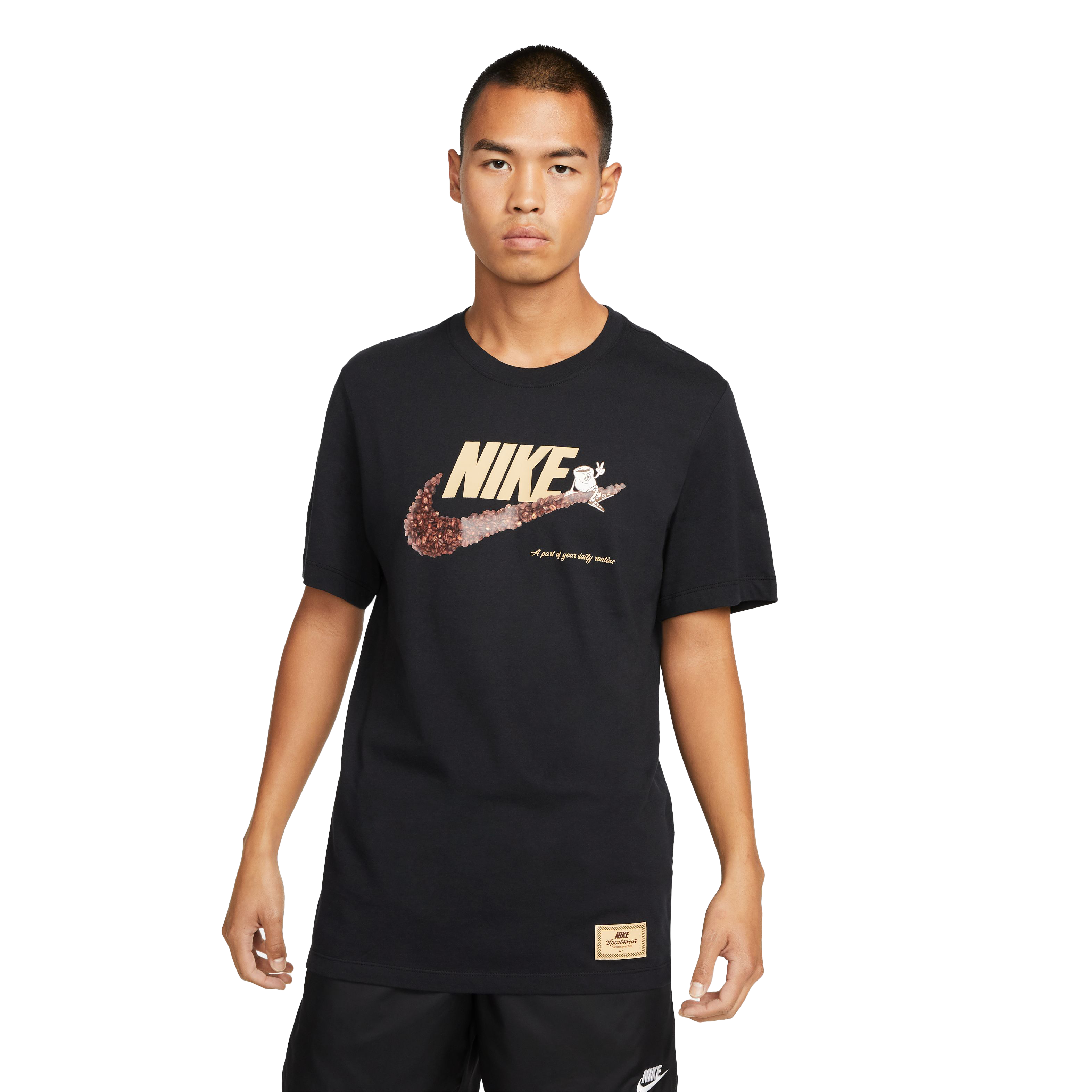 Nike Men\'s Sportswear Icon Sole Tee-Black - Hibbett | City Gear
