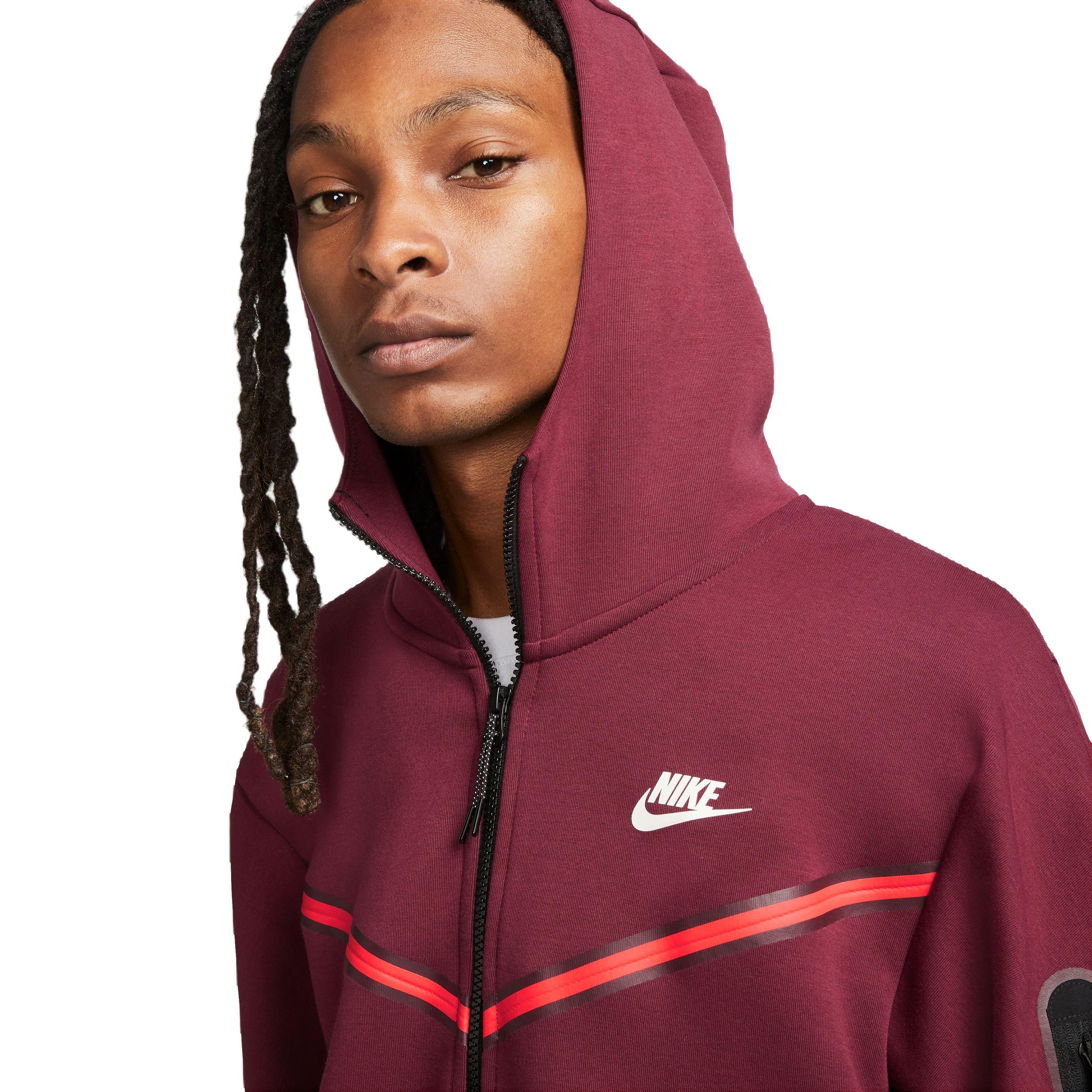 Burgundy nike best sale tech pants