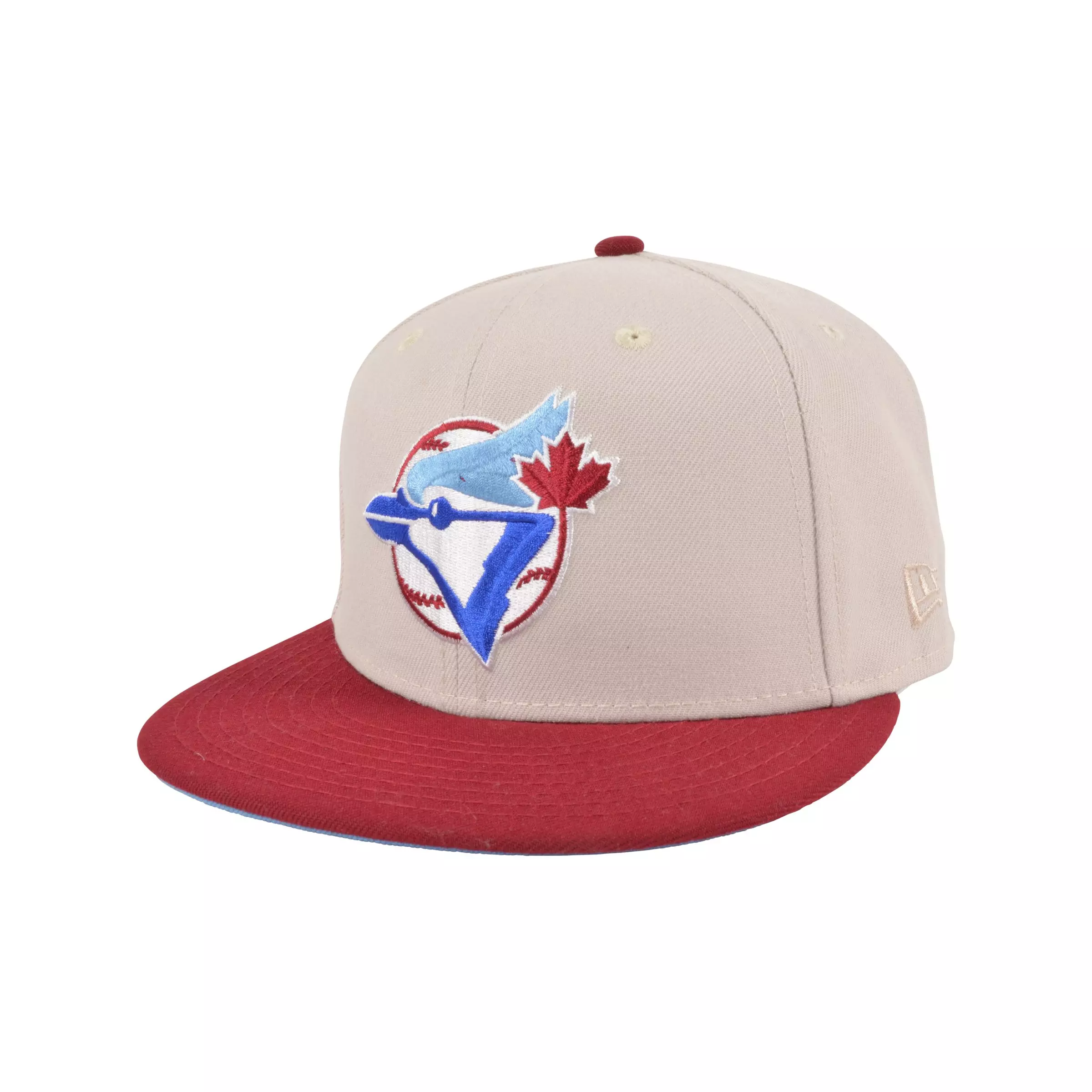 New Era Toronto Blue Jays Cooperstown 59FIFTY Fitted Hat - Stone Cardinal - STONE