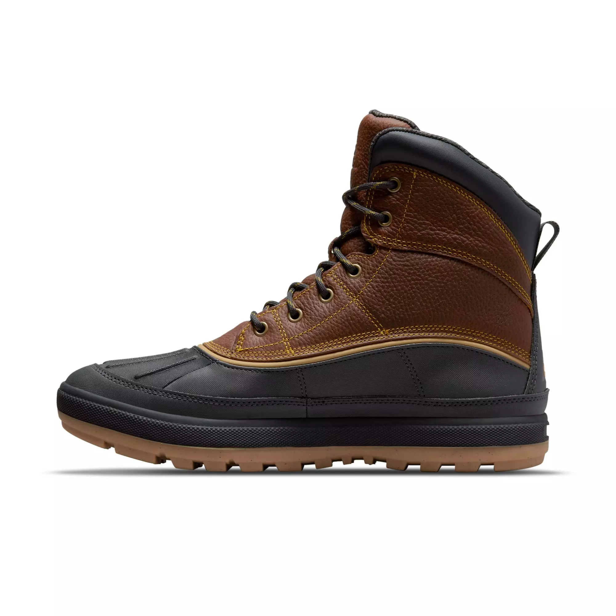 Nike Woodside II ACG "Dark Gold Leaf/Anthracite" Men's Boot - BLACK/TAN