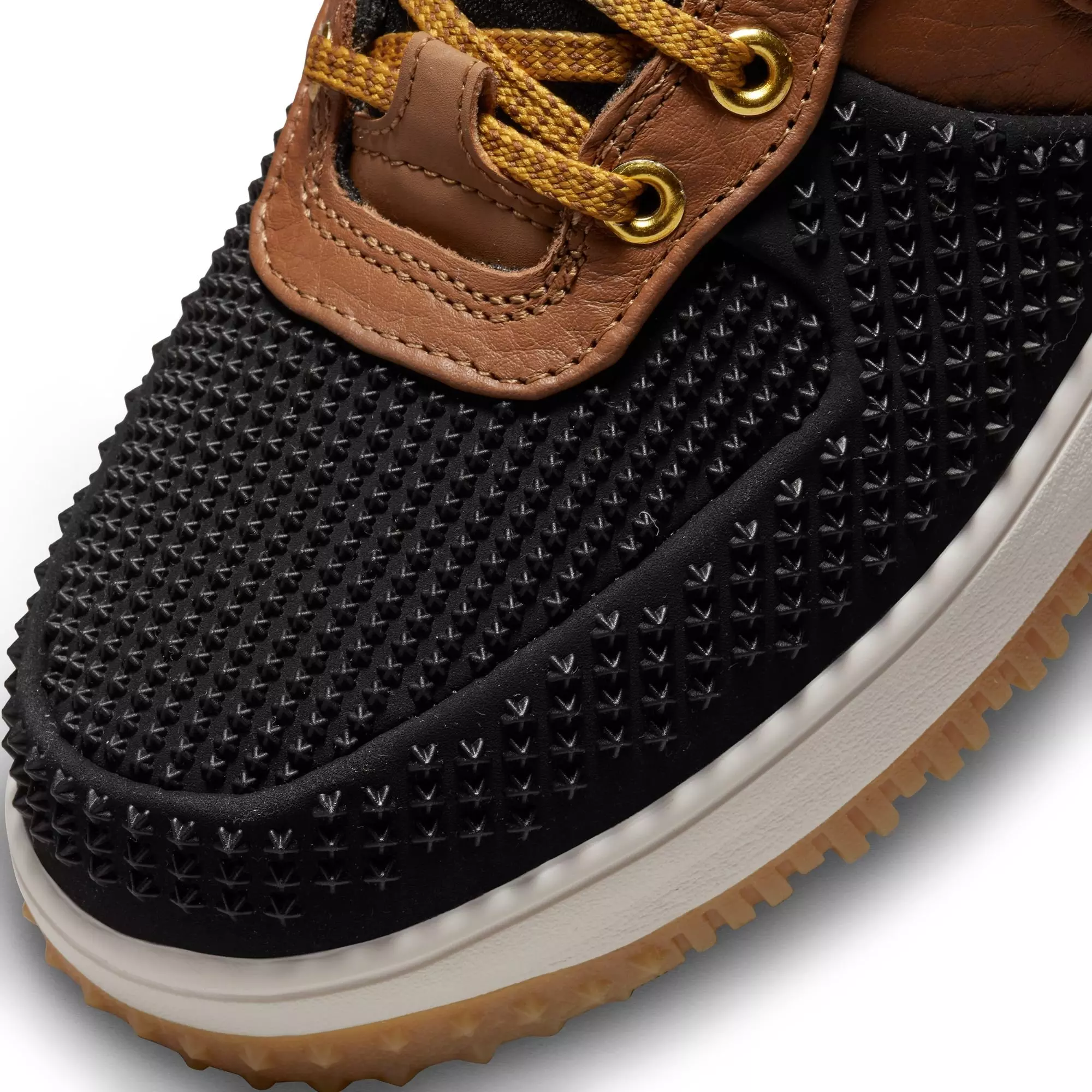 Nike Lunar Force 1 "Ale Brown/Black/Goldtone" Men's Duckboot - TAN