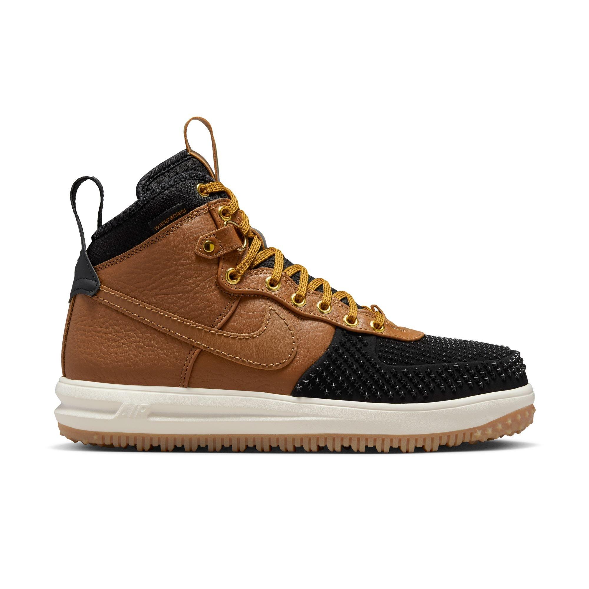 Lunar Force 1 "Ale Brown/Black/Goldtone" Men's Duckboot