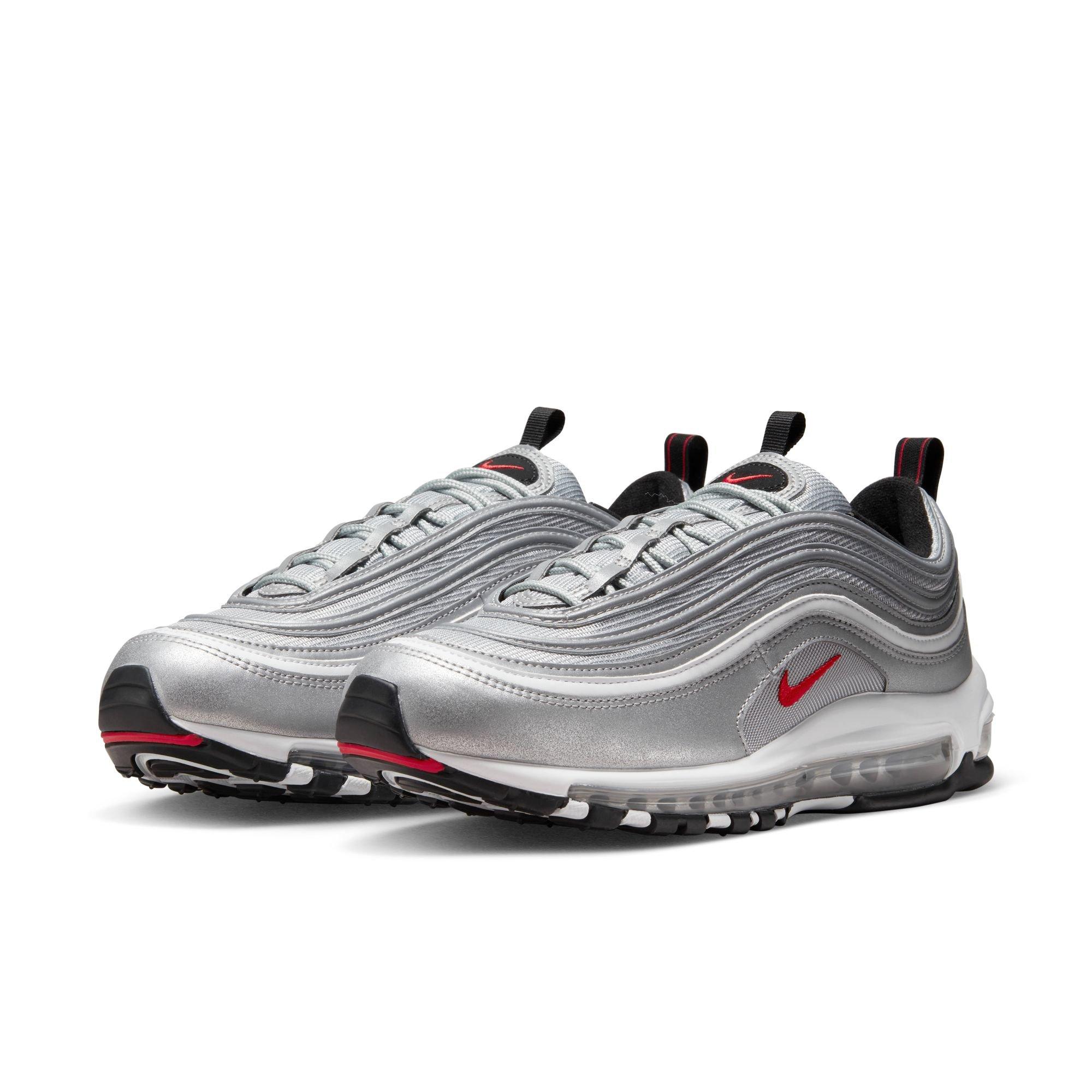 Nike Air Max 97 "Metallic Silver/University Red/Black" ​Men's Shoe​