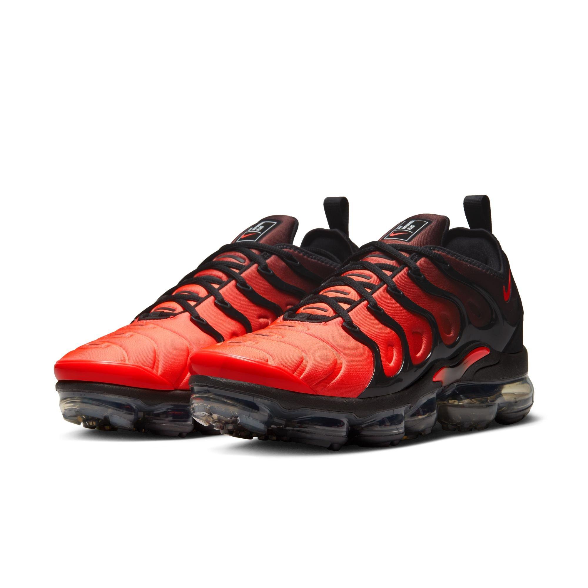 Nike air vapormax plus shop - men's bright crimson/black/white