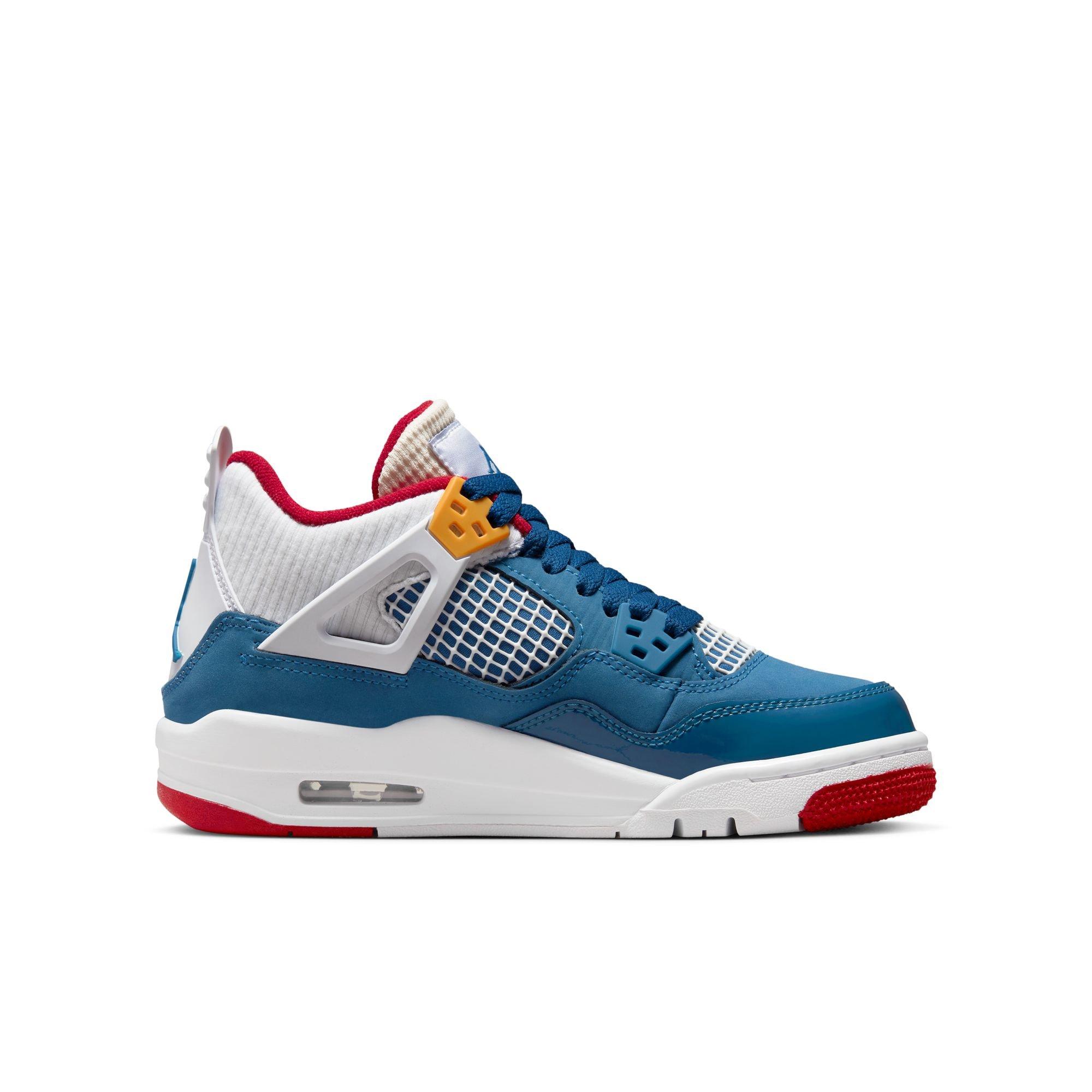 Retro 4 red sales and blue