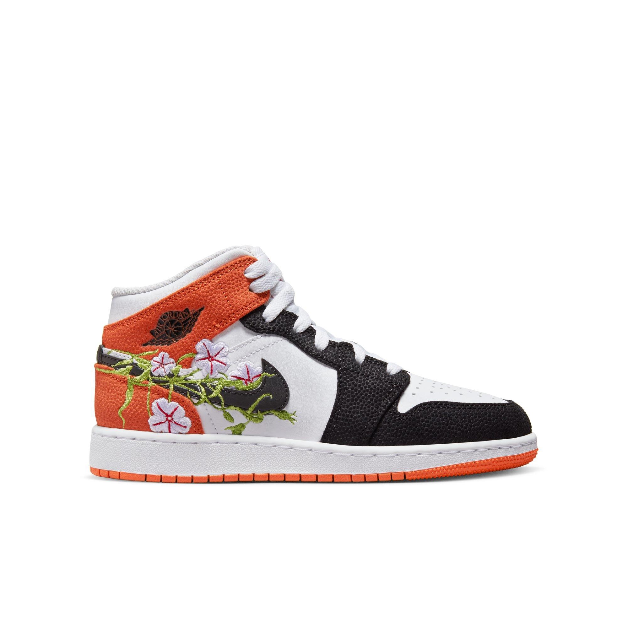 grade school jordan 1 orange