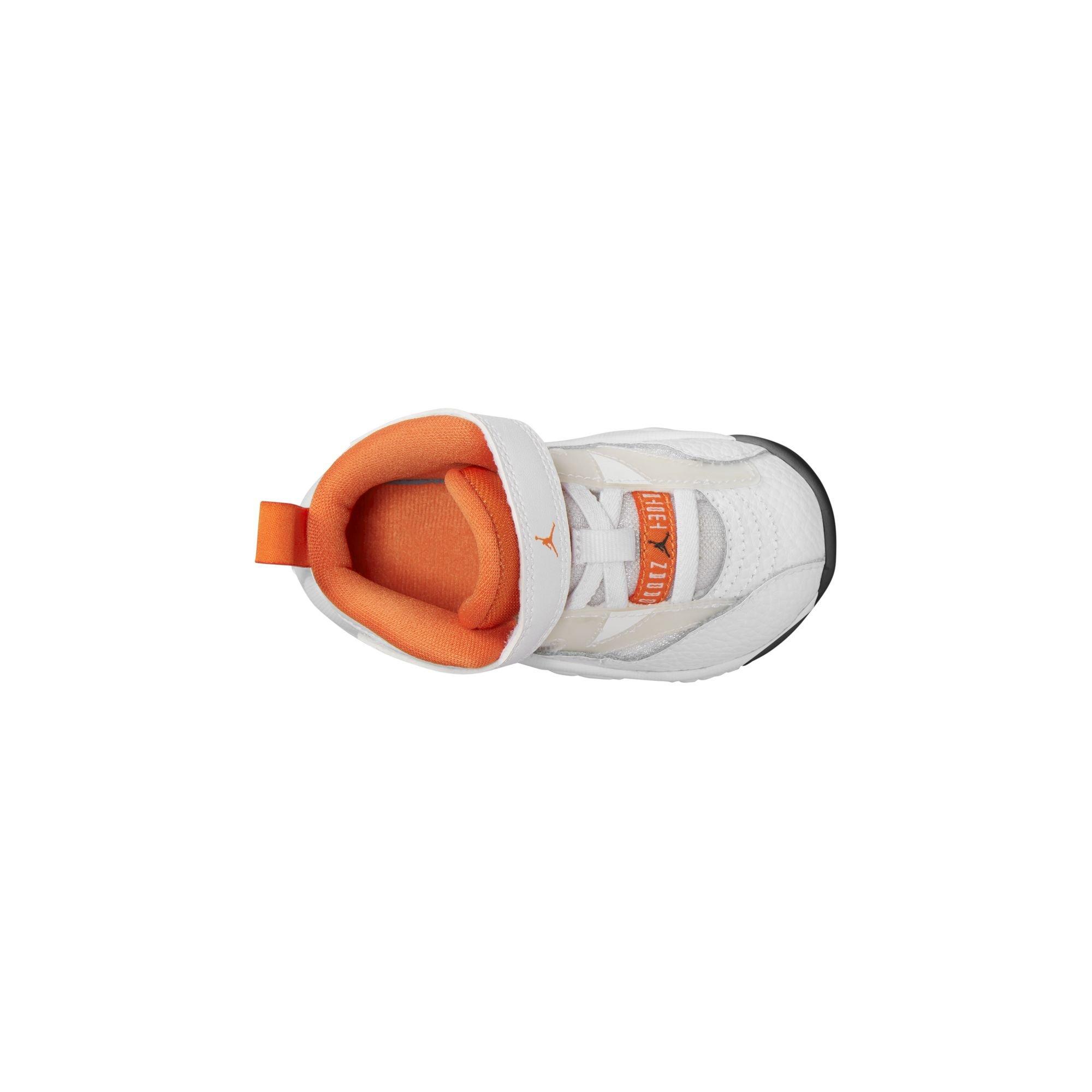 Jordan Jumpman Two Trey "White/Black/Starfish" Toddler Girls' Shoe - ORANGE/WHITE Thumbnail View 3