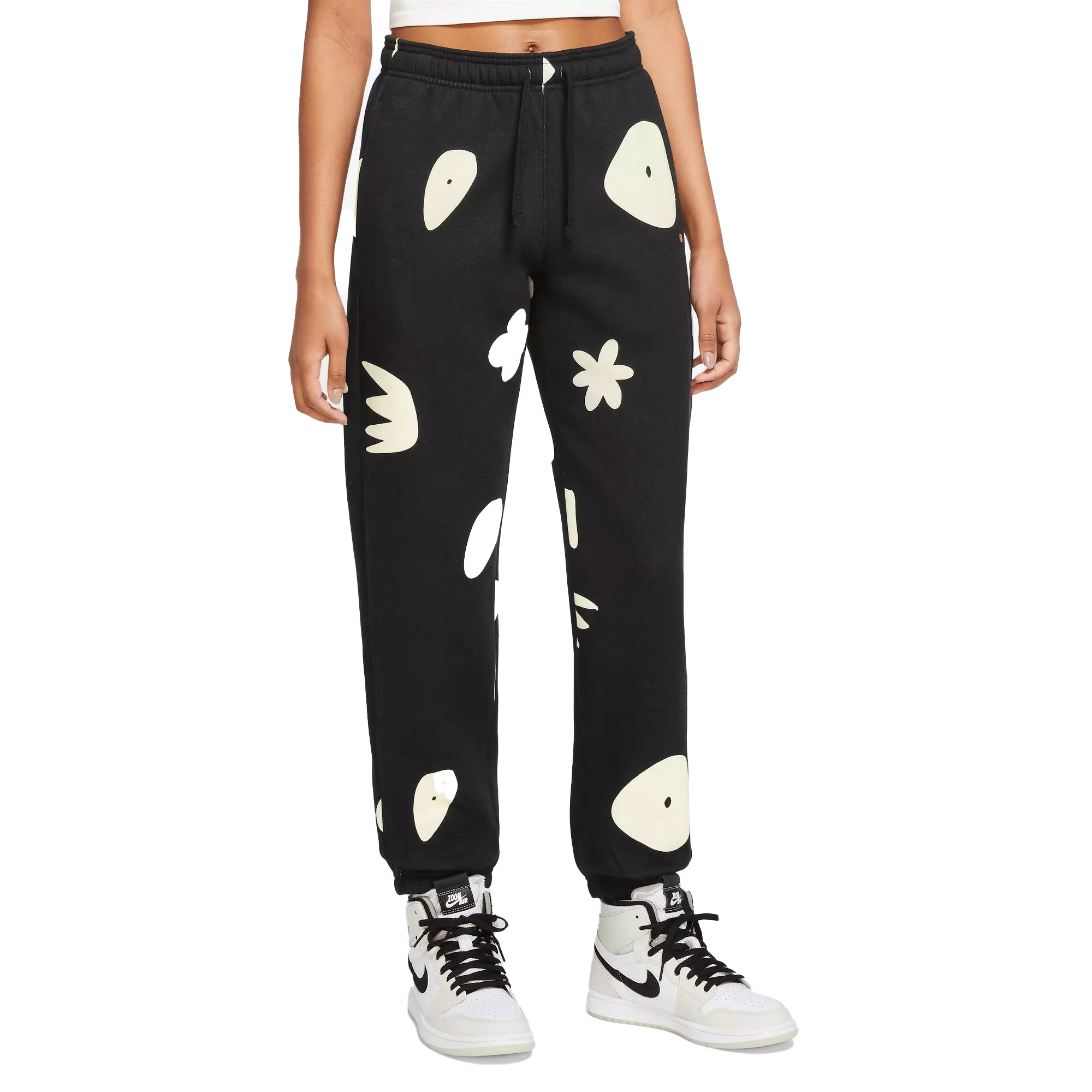 Jordan Women's Brooklyn Artist Series Fleece Pants-Black - Hibbett