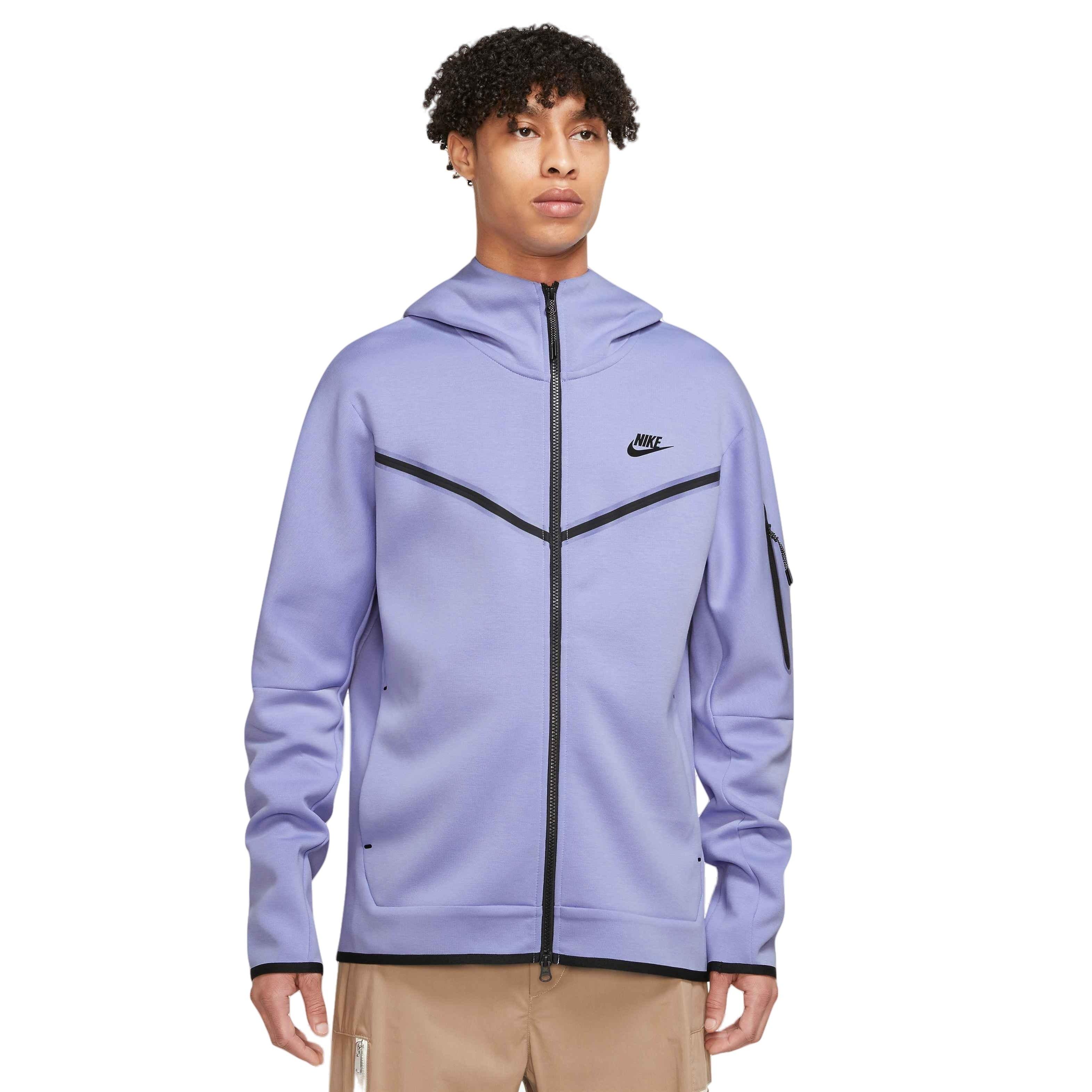 Purple nike store tech hoodie