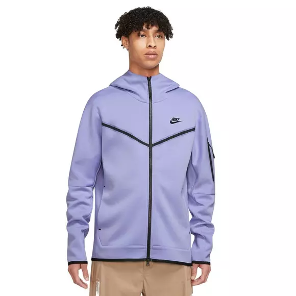 Ruilhandel Ontvanger smog Nike Men's Sportswear Tech Fleece Full-Zip Hoodie-Purple/Black