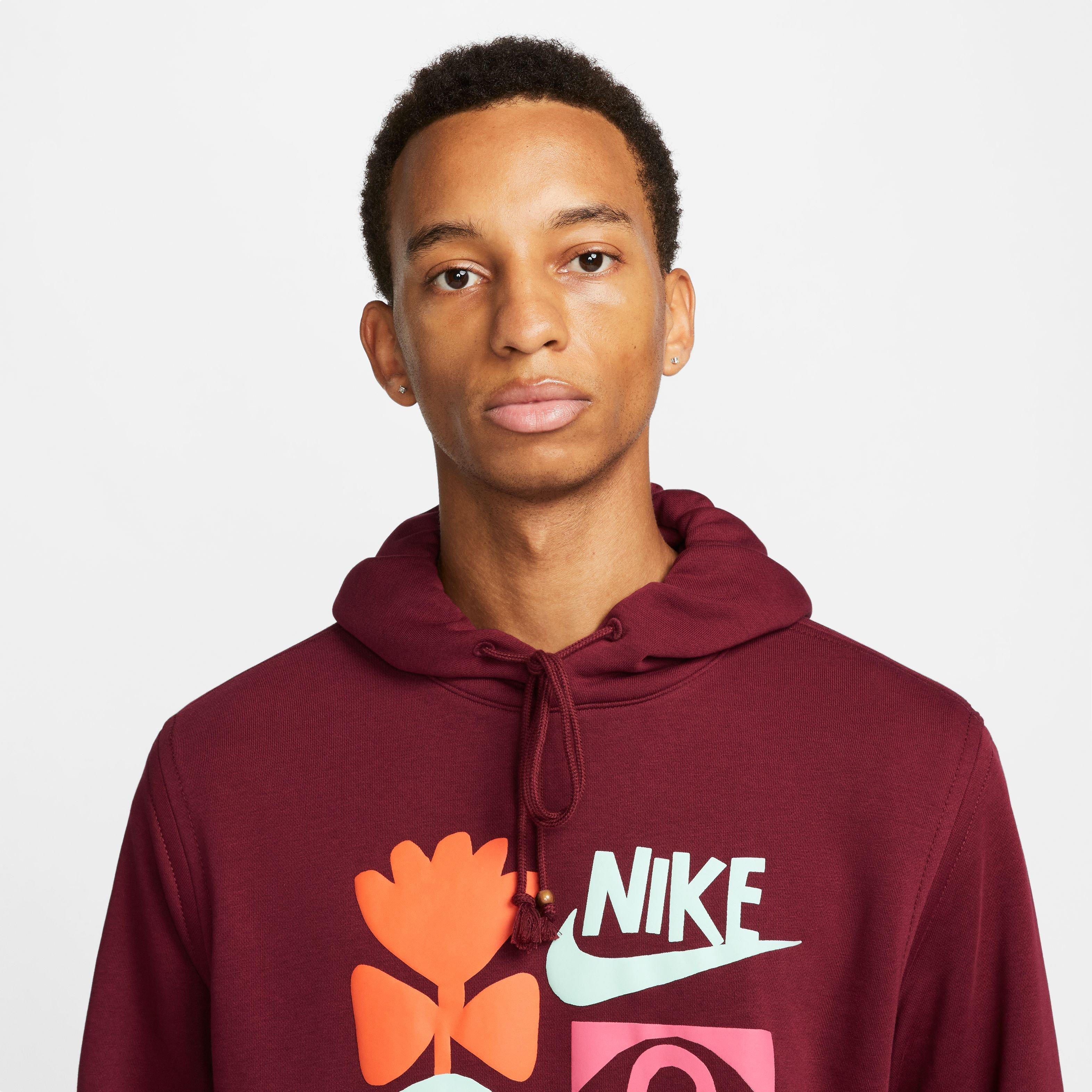 Nike sb hoodie discount burgundy