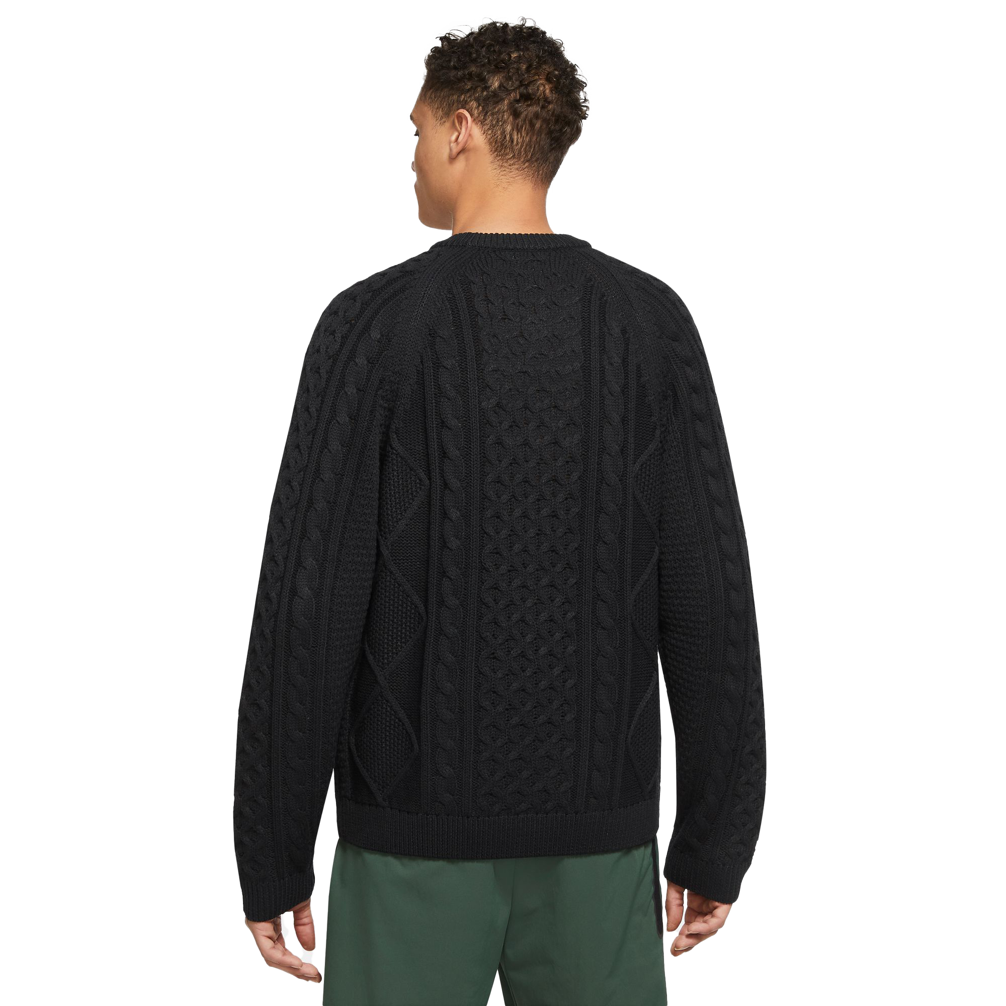 Nike Life Men's Cable Knit Turtleneck Jumper. Nike CA