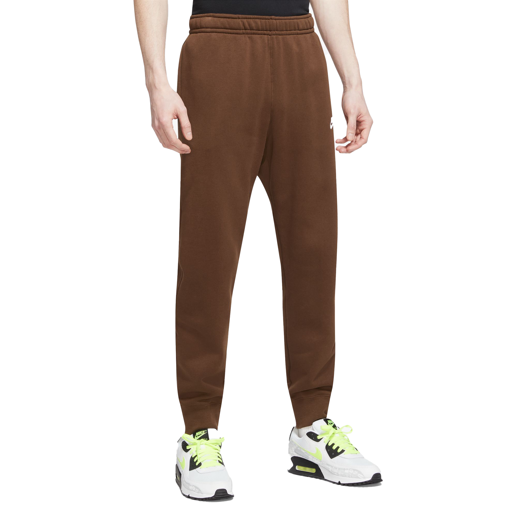 Nike Men's Sportswear Club Joggers-Brown - Hibbett