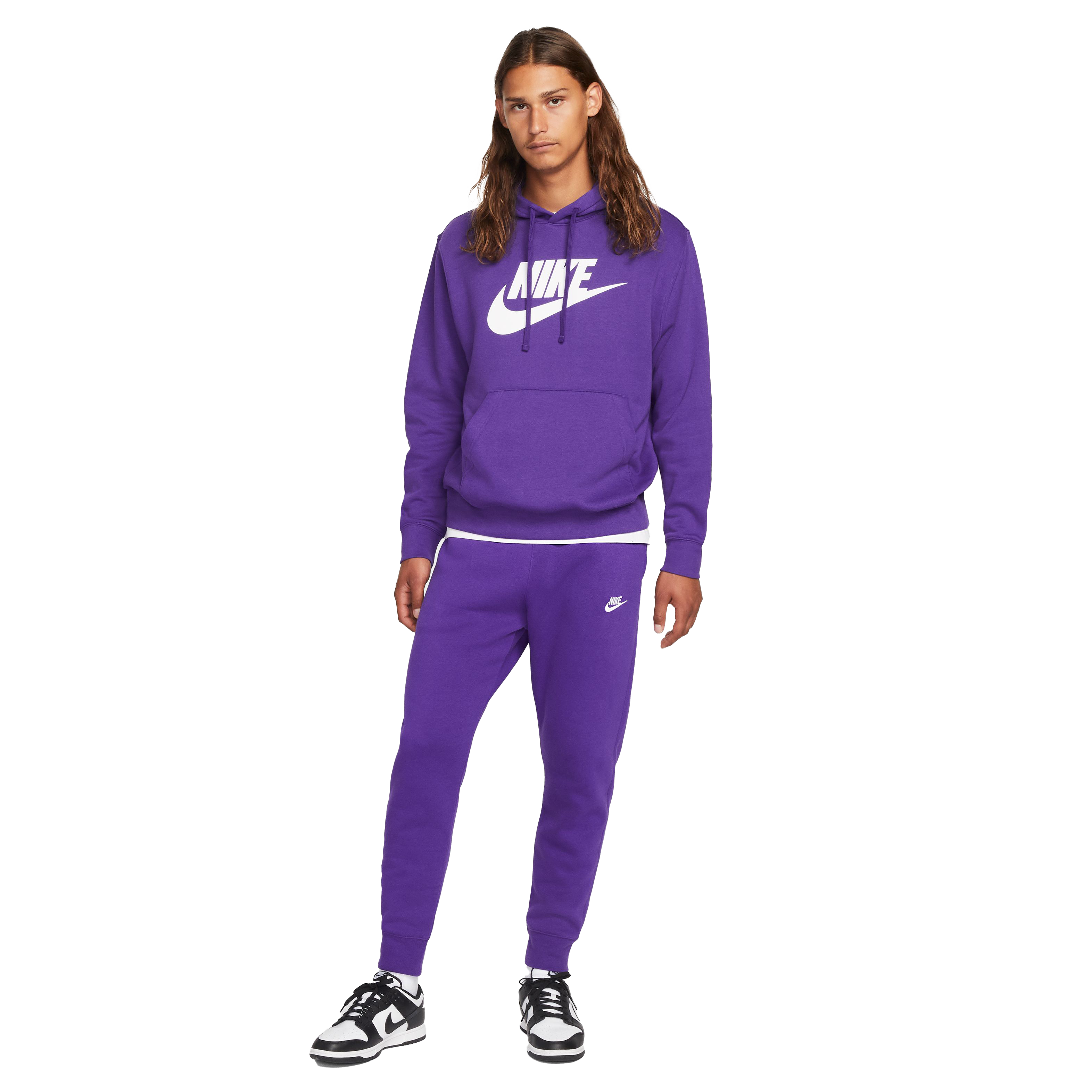 Nike Men's Sportswear Club Fleece Joggers-Purple - Hibbett