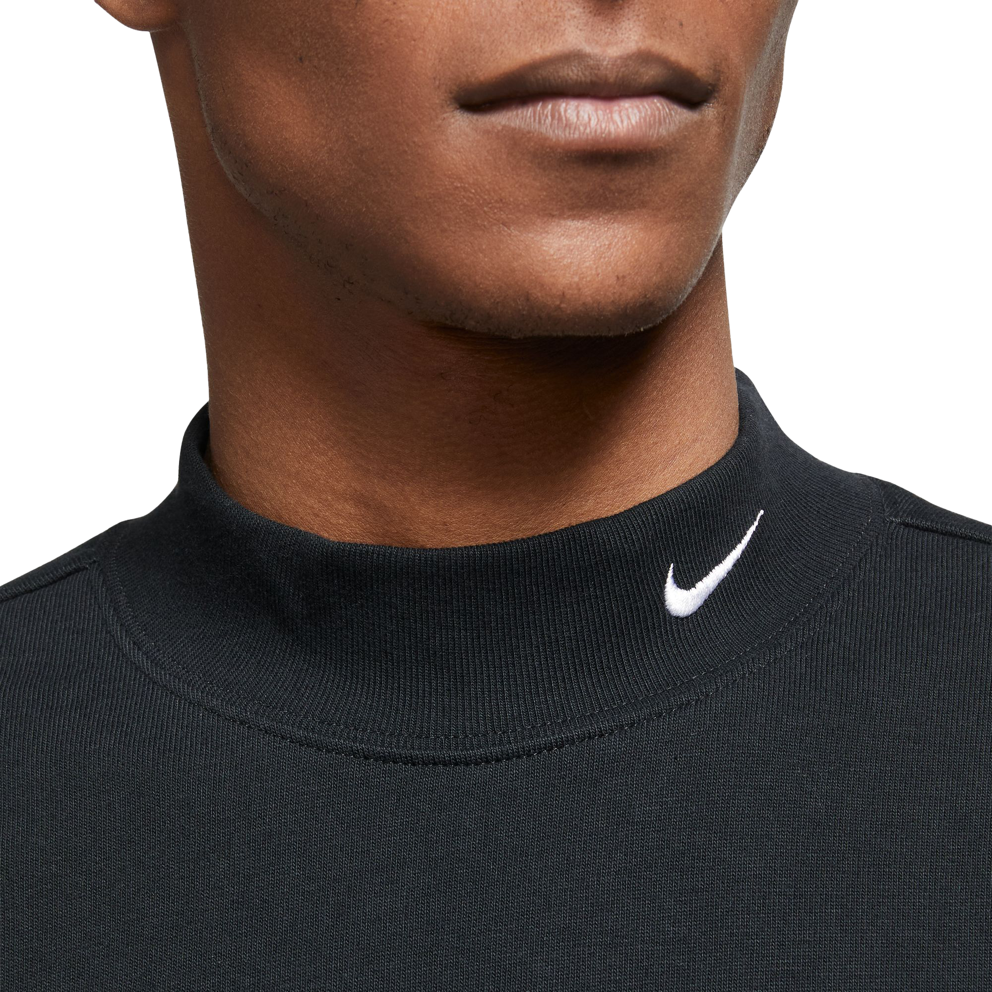 Exclusive Men's Nike NFL Long Sleeve Mock Neck White Shirt