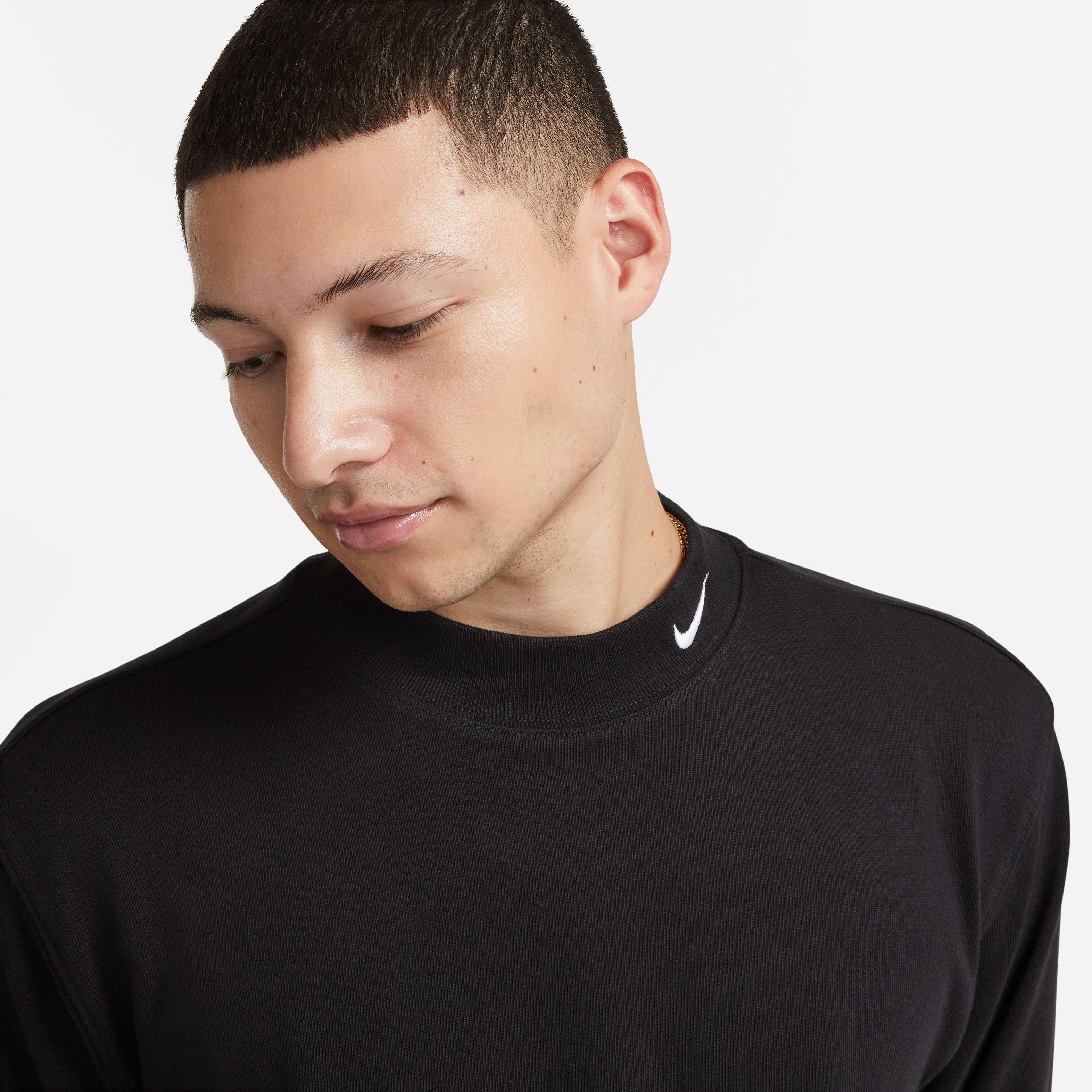 Nike mock neck discount sweatshirt