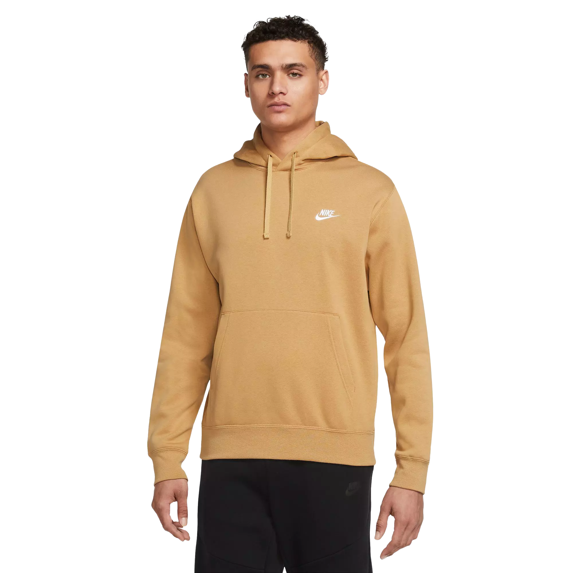 gold nike hoodie