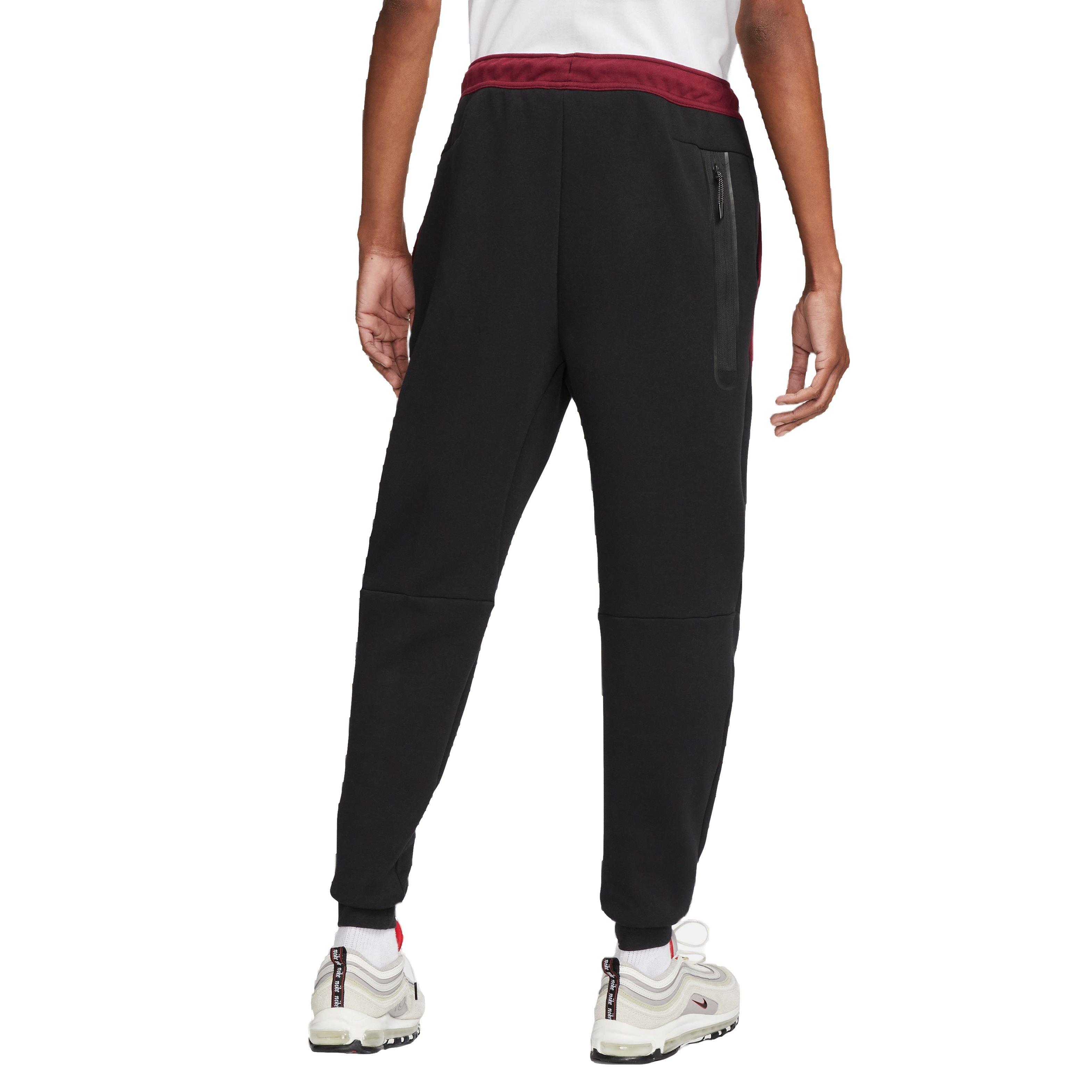 Nike Men's Sportswear Tech Fleece Joggers-Red - Hibbett