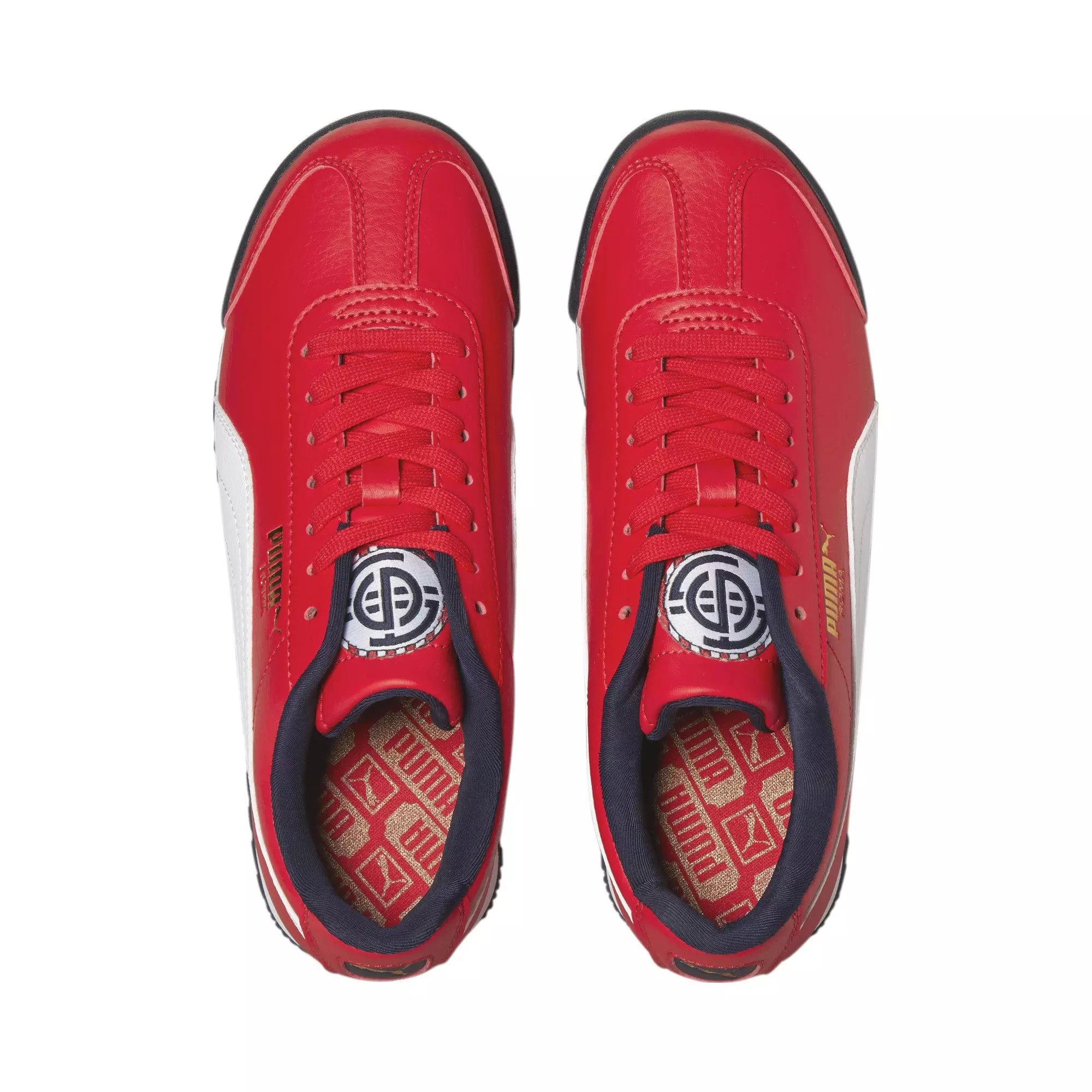 PUMA Roma Country Pack "USA" Grade School Boys' Shoe - RED/WHITE