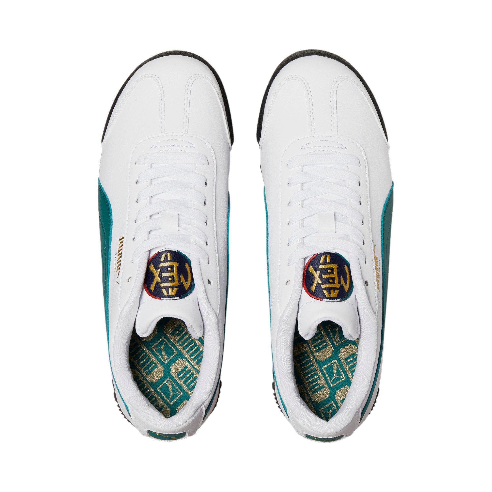 PUMA Roma Country Pack "Mexico" Grade School Boys' Shoe - WHITE/GREEN Thumbnail View 5