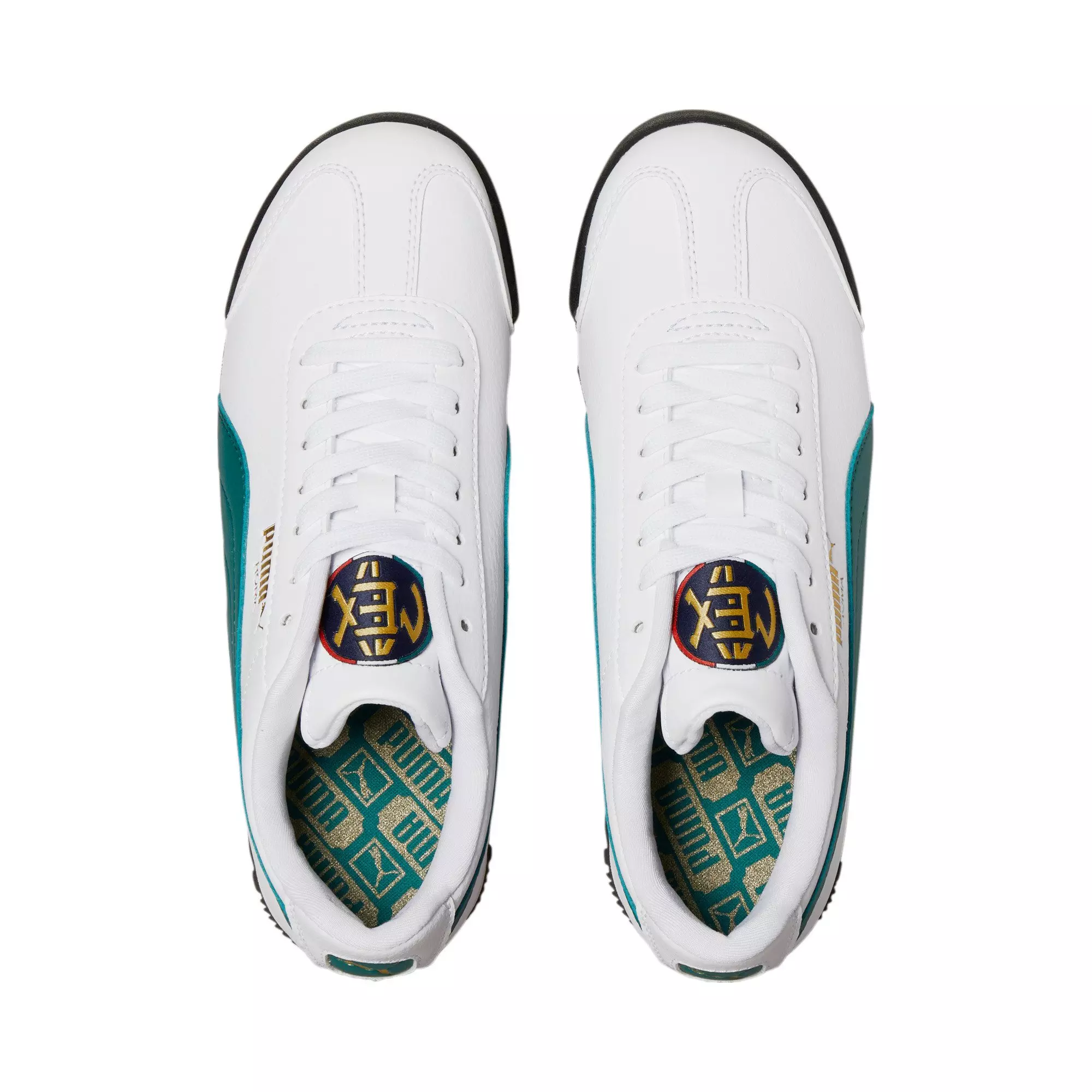 PUMA Roma Country Pack "Mexico" Grade School Boys' Shoe - WHITE/GREEN