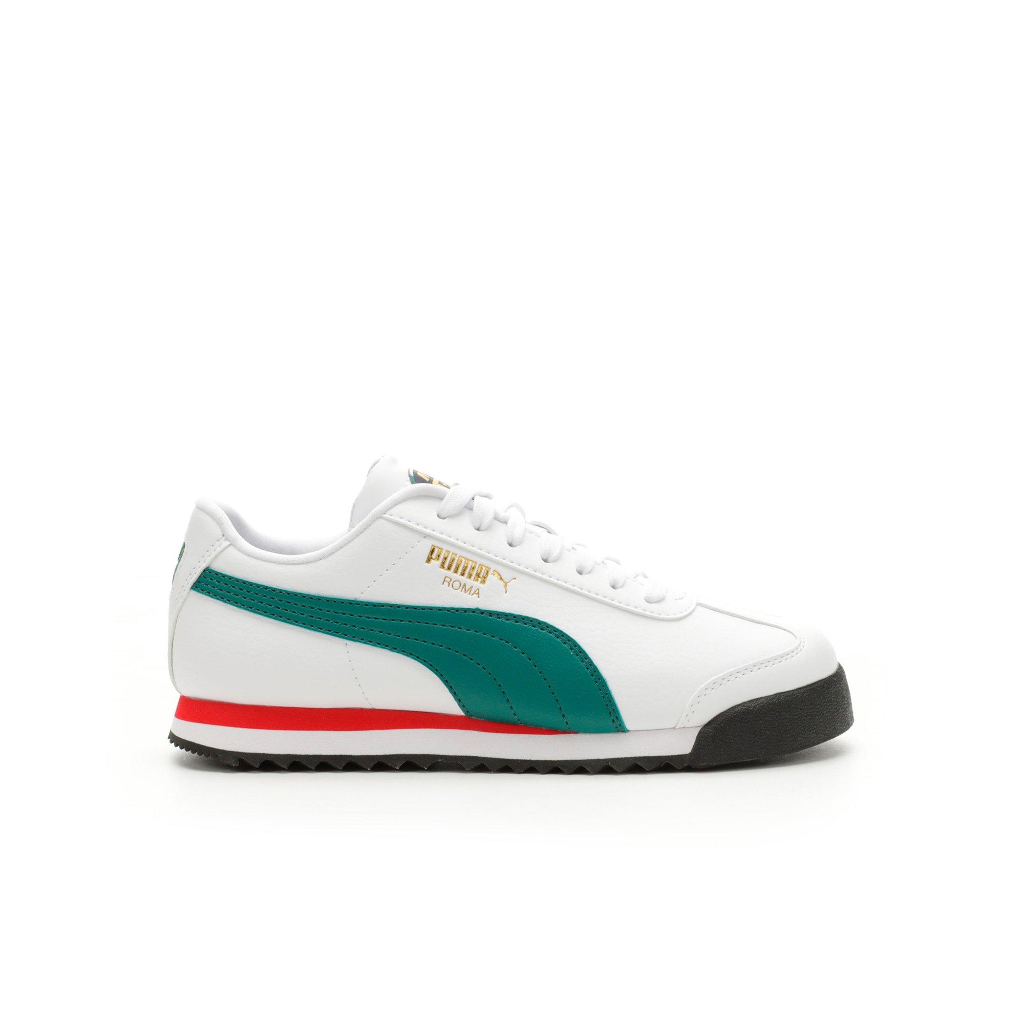 PUMA Roma Country Pack "Mexico" Grade School Boys' Shoe - WHITE/GREEN Thumbnail View 1