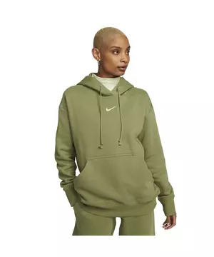 Refinamiento Electricista Casa Nike Women's Sportswear ​Oversized Pullover Phoenix Fleece Hoodie-Olive