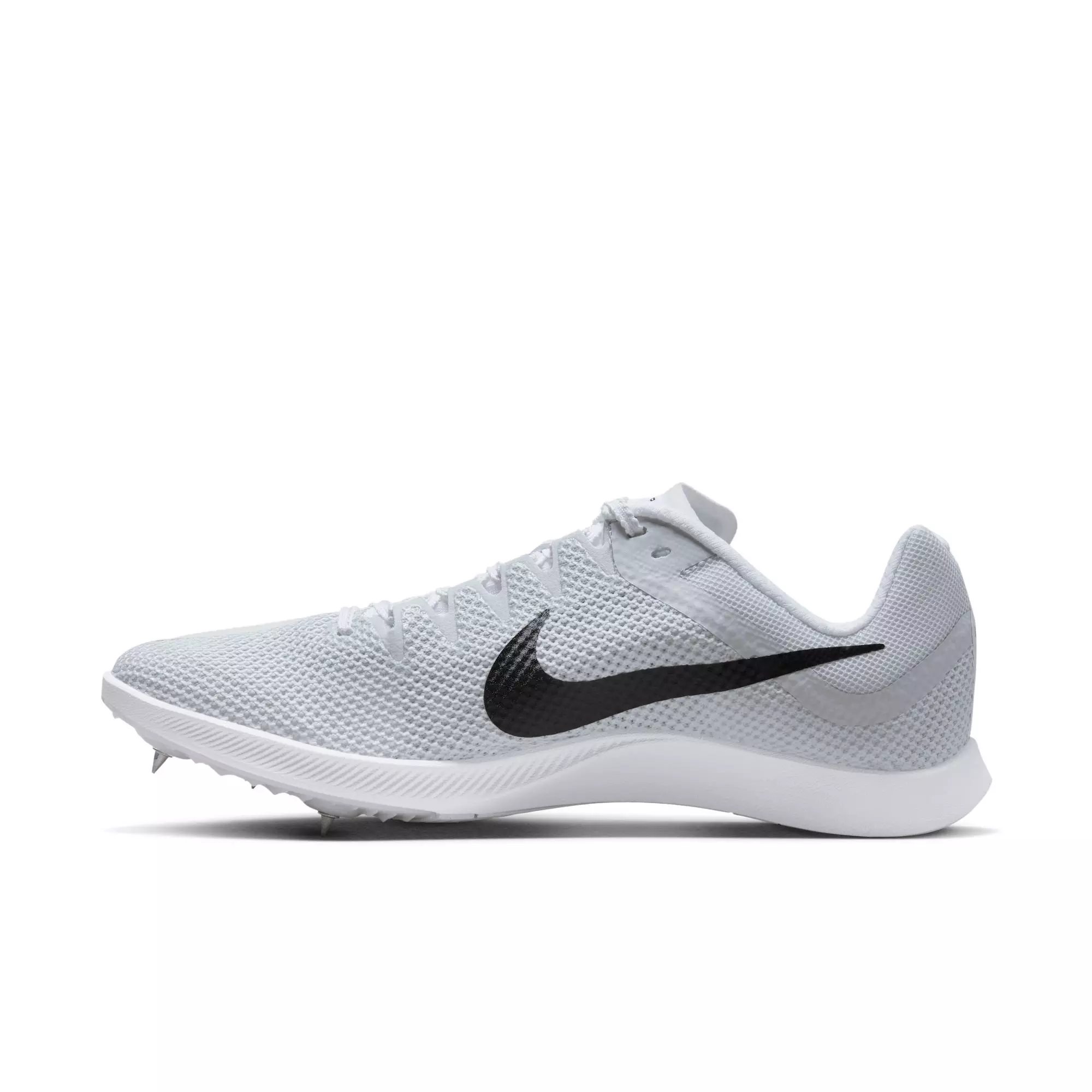 Nike Zoom Rival Distance "White/Black/Metallic Silver" Unisex Track Spike - WHITE/BLACK/SILVER