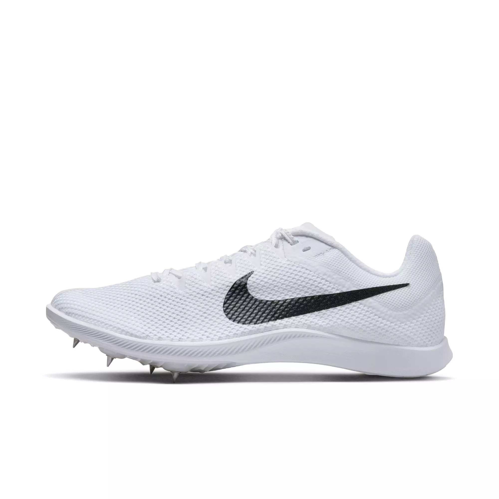 Nike Zoom Rival Distance "White/Black/Metallic Silver" Unisex Track Spike - WHITE/BLACK/SILVER